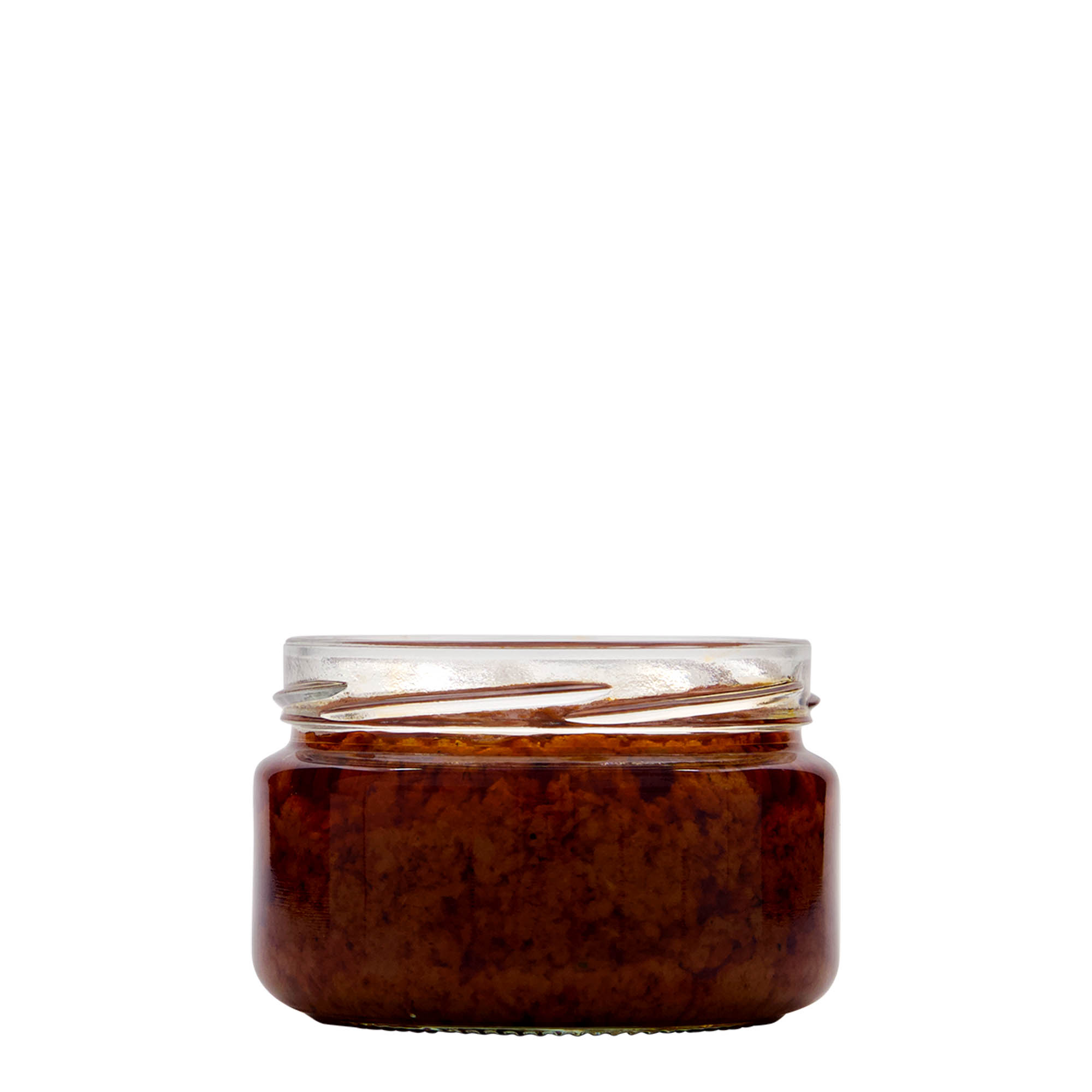 230 ml düz yuvarlak cam, ağız: Twist-Off (TO 82)