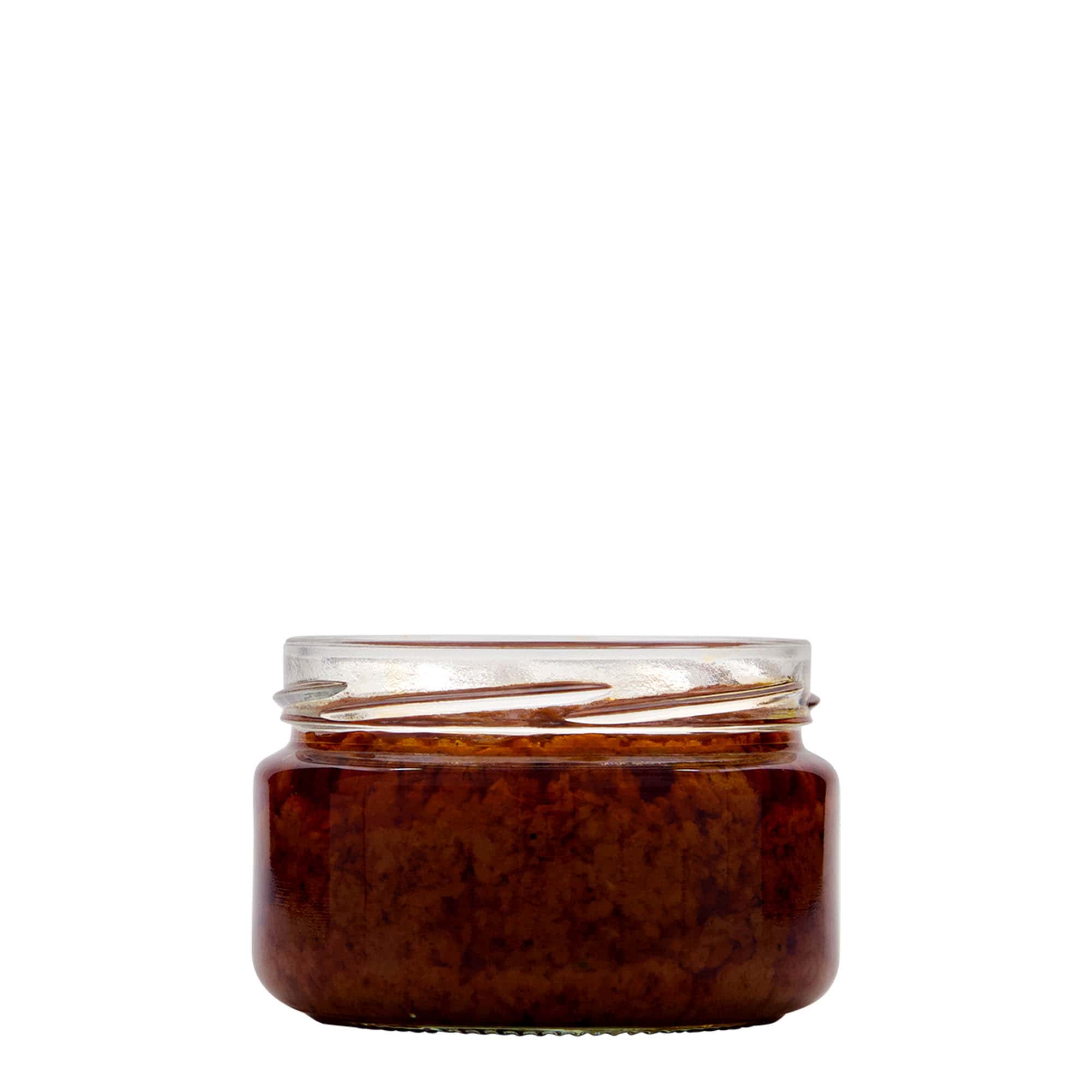 230 ml düz yuvarlak cam, ağız: Twist-Off (TO 82) 230 ml düz yuvarlak cam, ağız: Twist-Off (TO 82)