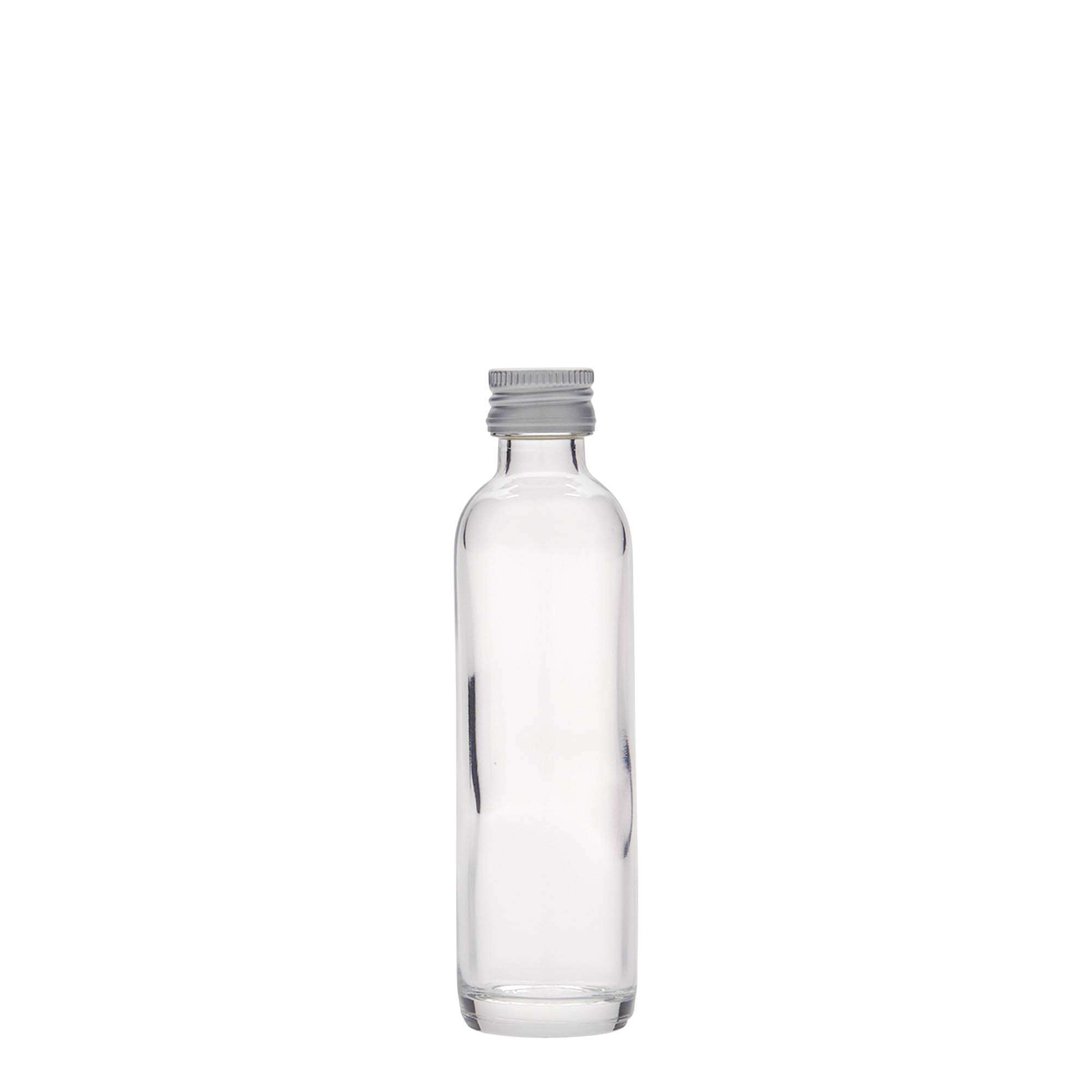 40 ml şişe, cam, ağız: PP 18