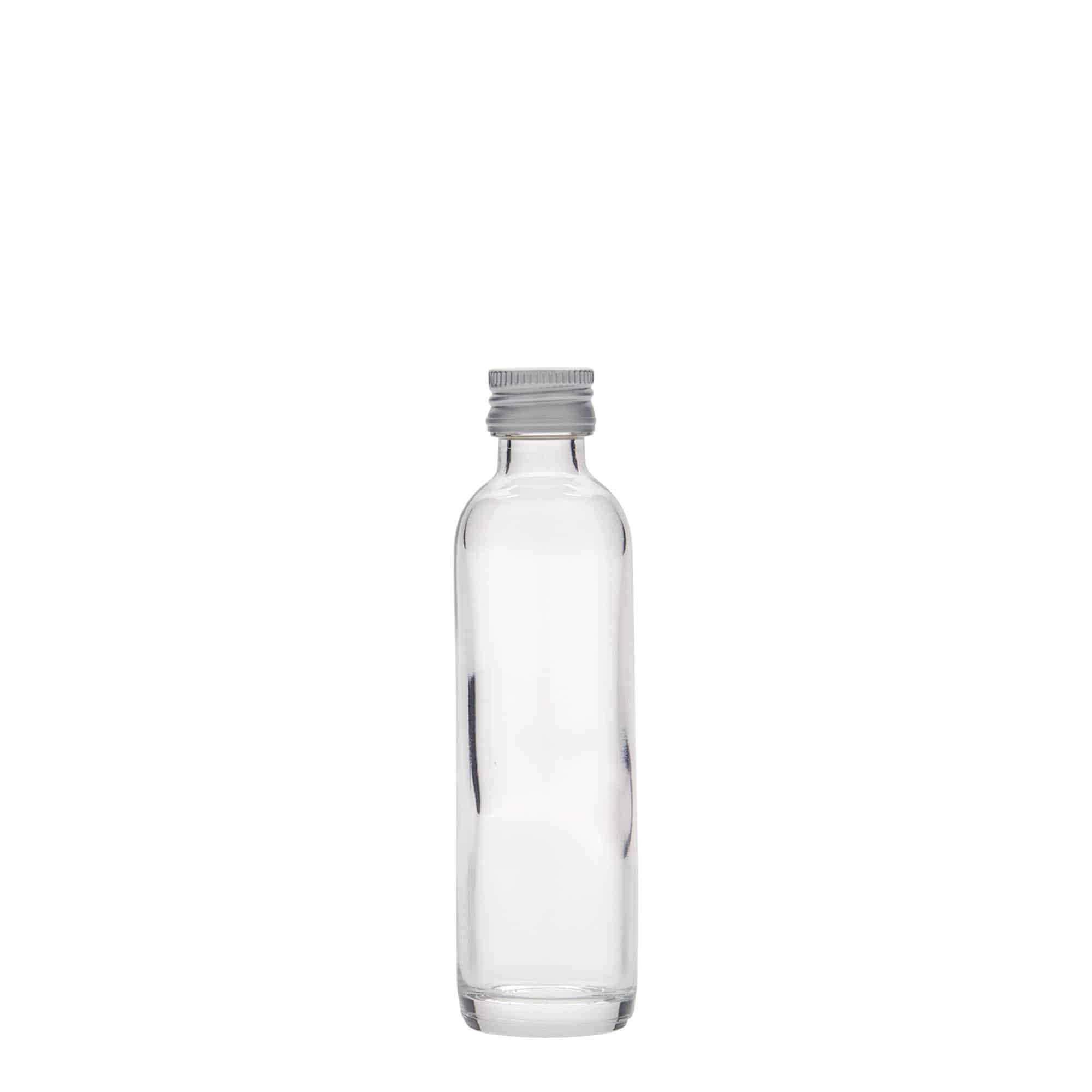 40 ml şişe, cam, ağız: PP 18