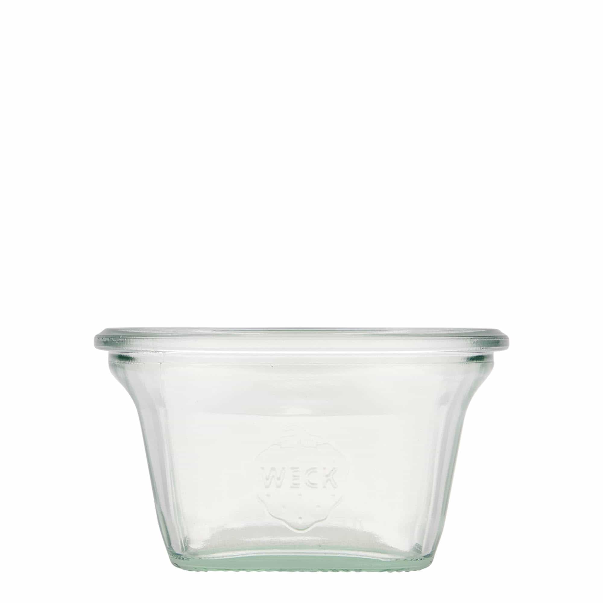 290 ml WECK-Quadroglas, kare, ağız: yuvarlak kenar
