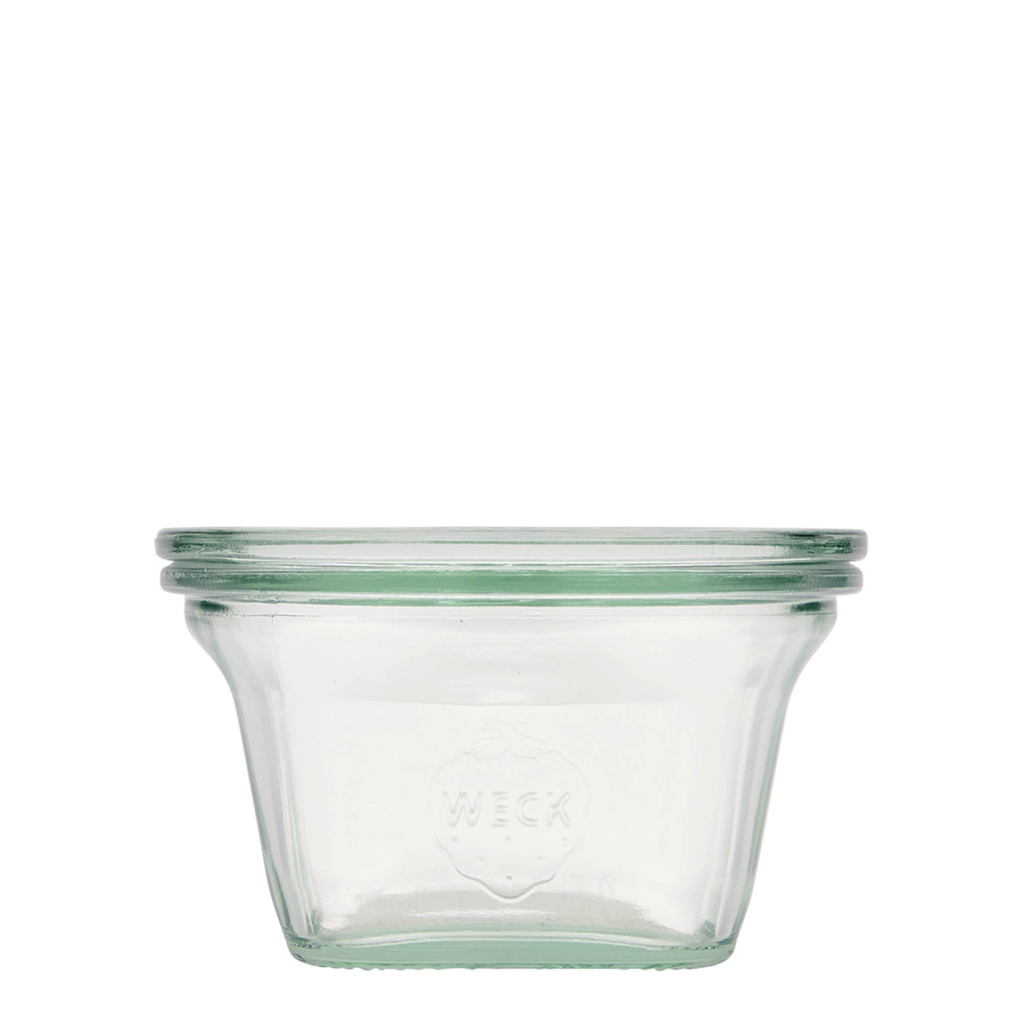 290 ml WECK-Quadroglas, kare, ağız: yuvarlak kenar