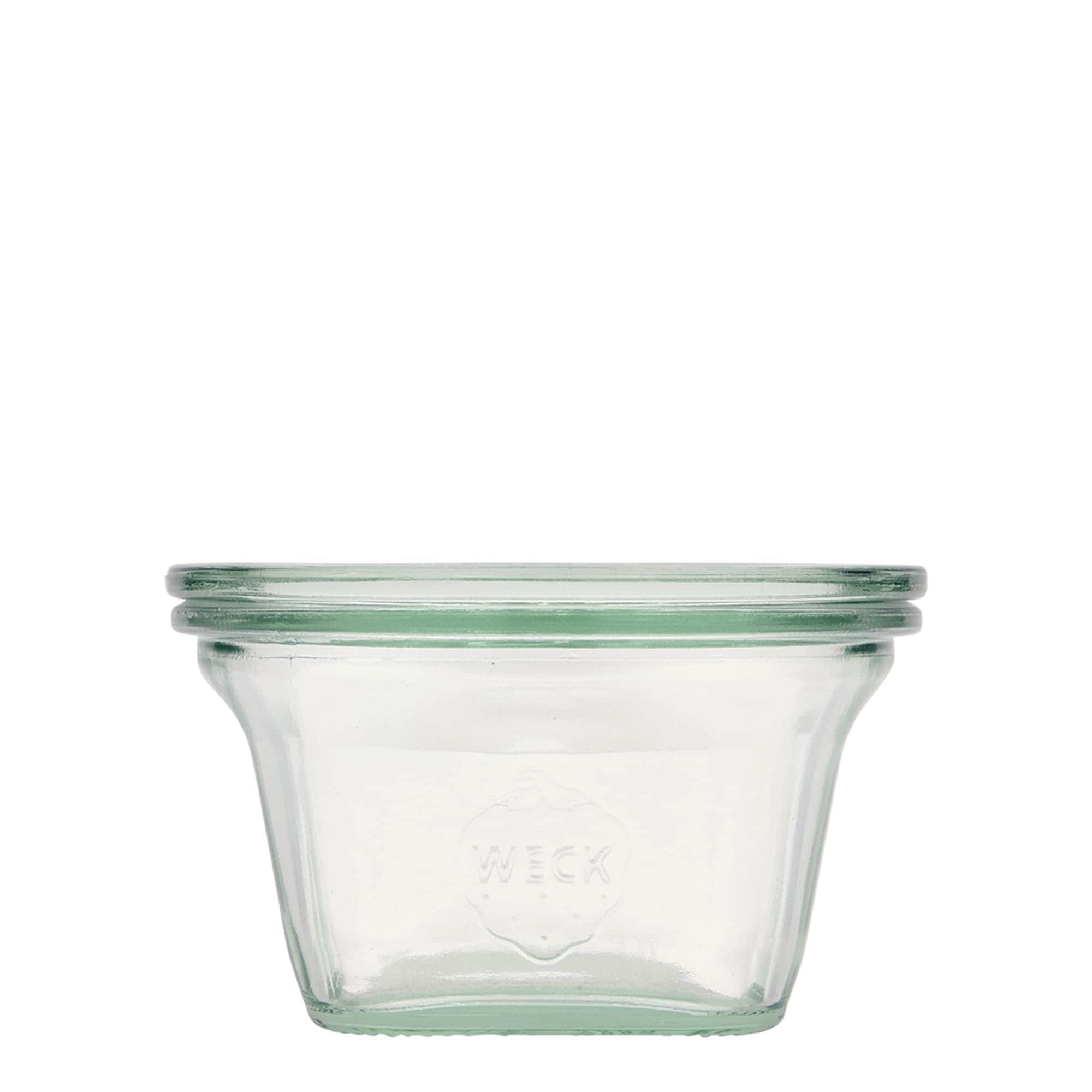 290 ml WECK-Quadroglas, kare, ağız: yuvarlak kenar