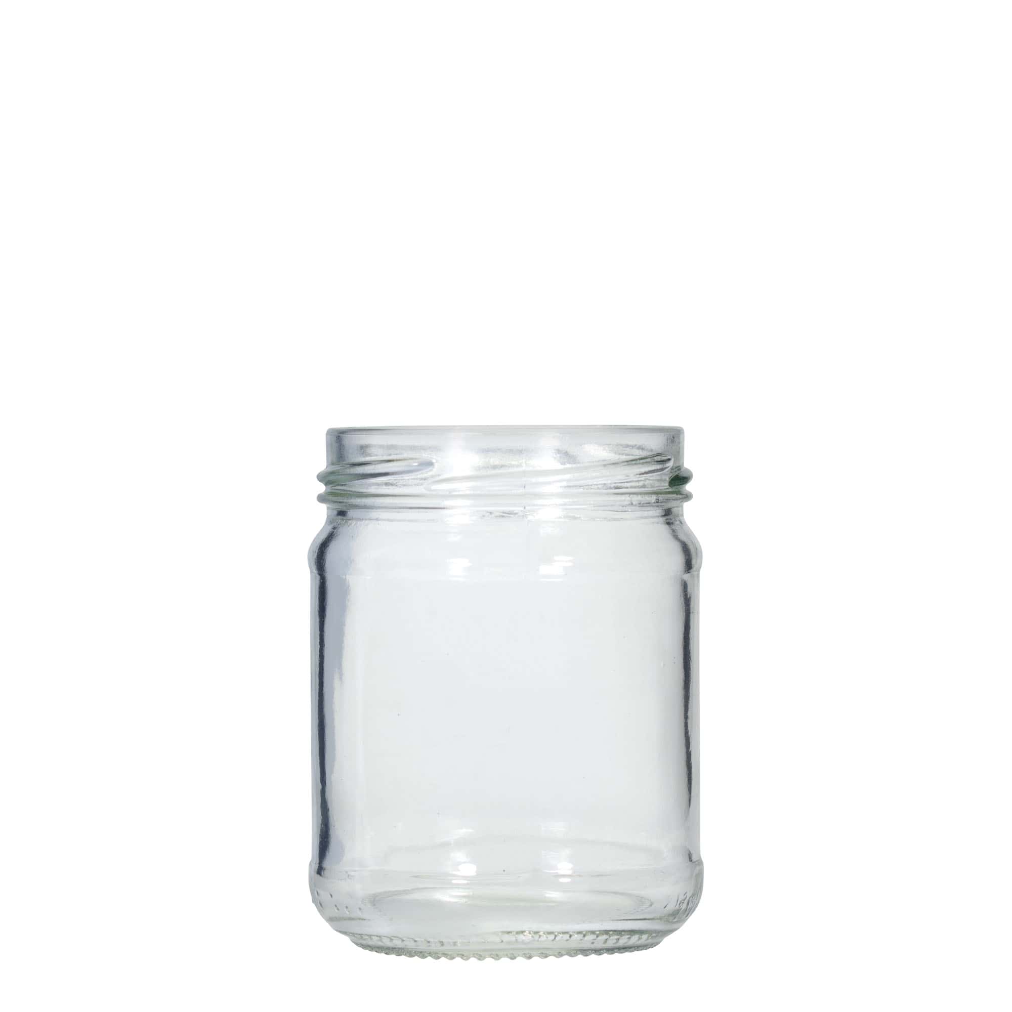 212 ml Yuvarlak Cam, Ağız: Vidalı Kapak (TO 63)