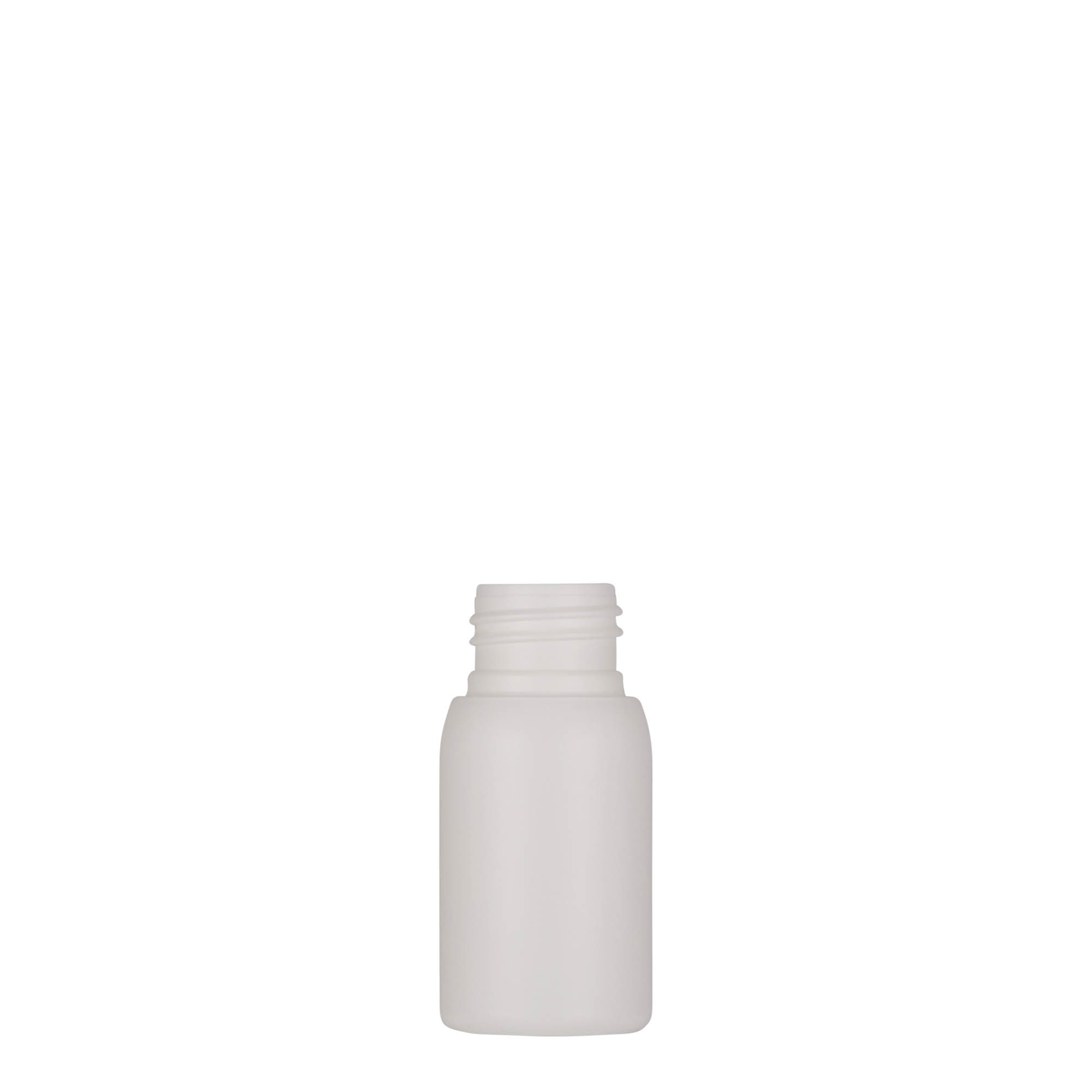 30 ml plastik şişe 'Tuffy', HDPE, beyaz, ağız: 24/410
