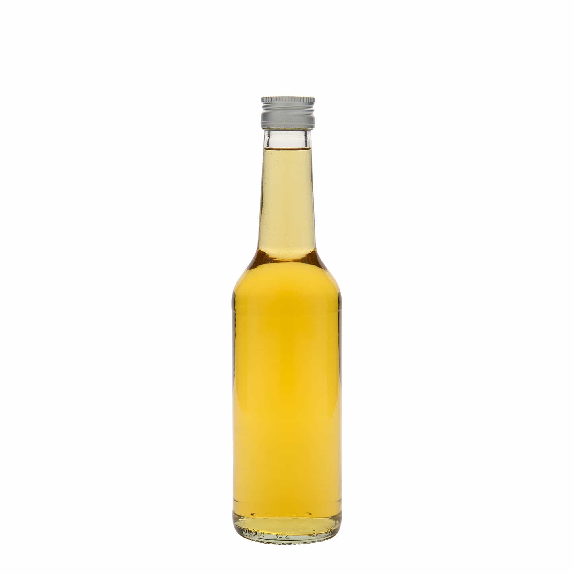350 ml Cam Şişe Düz Boyun, Ağız: PP 28