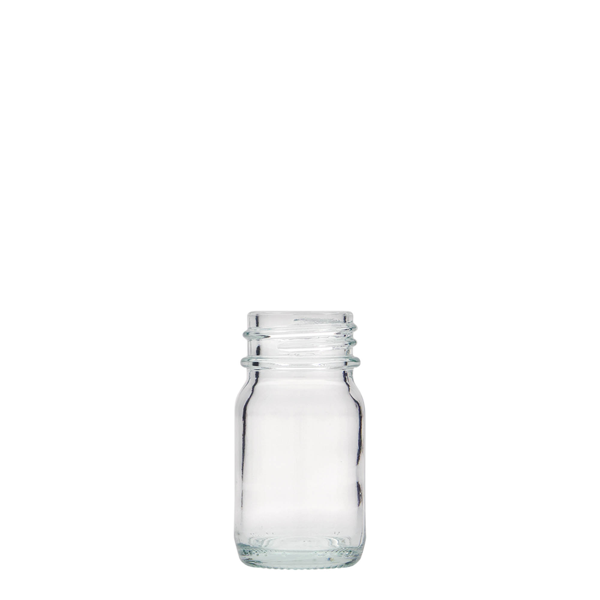 30 ml geniş ağızlı cam, ağız çapı: DIN 32 30 ml geniş ağızlı cam, ağız çapı: DIN 32