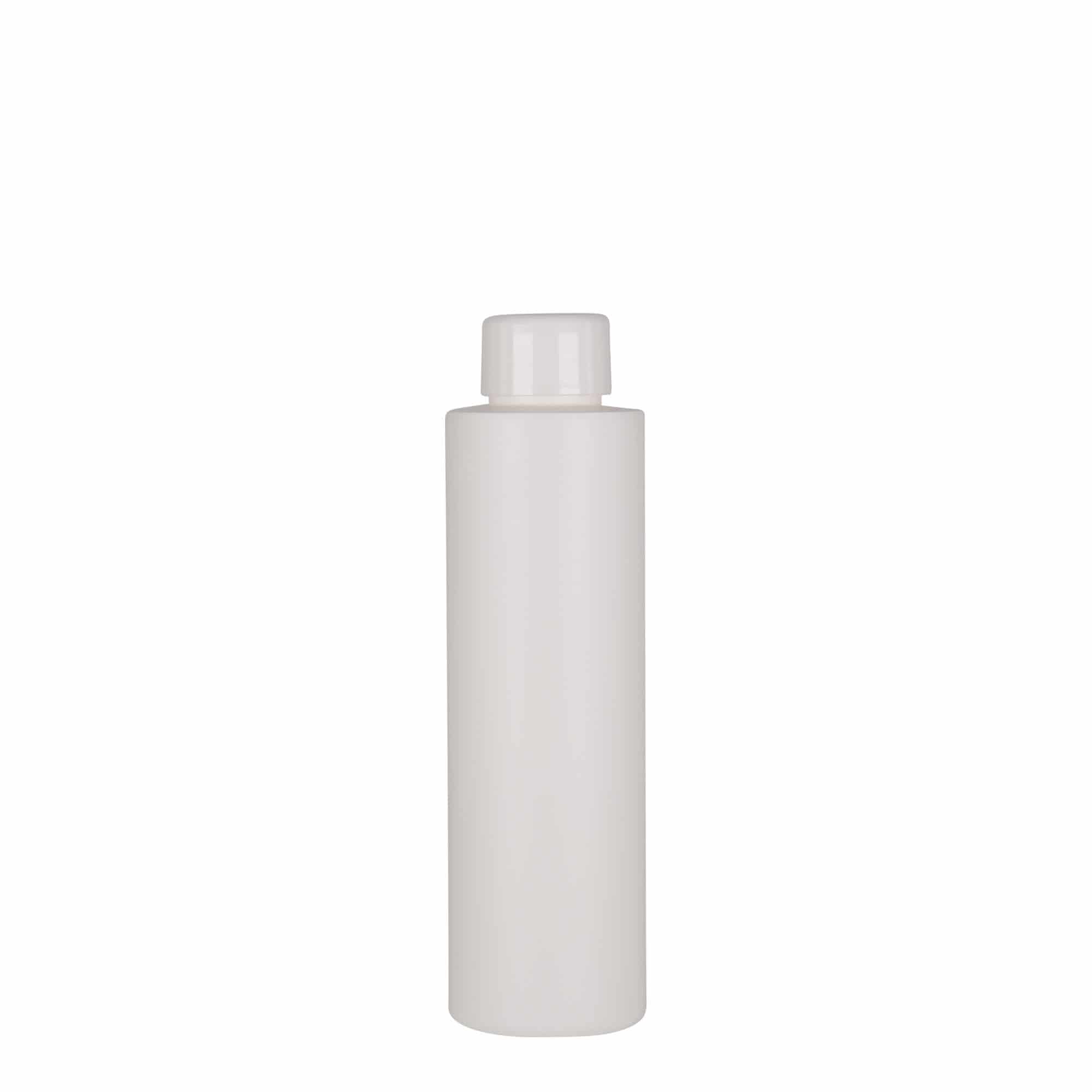 150 ml plastik şişe 'Pipe', HDPE, beyaz, ağız: 24/410