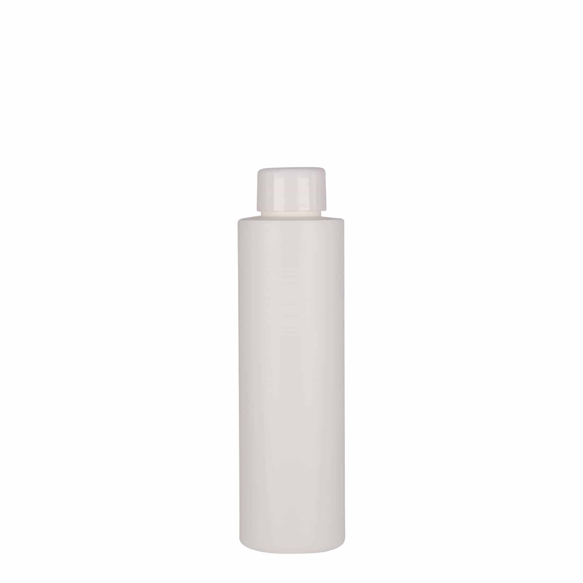 150 ml plastik şişe 'Pipe', HDPE, beyaz, ağız: 24/410