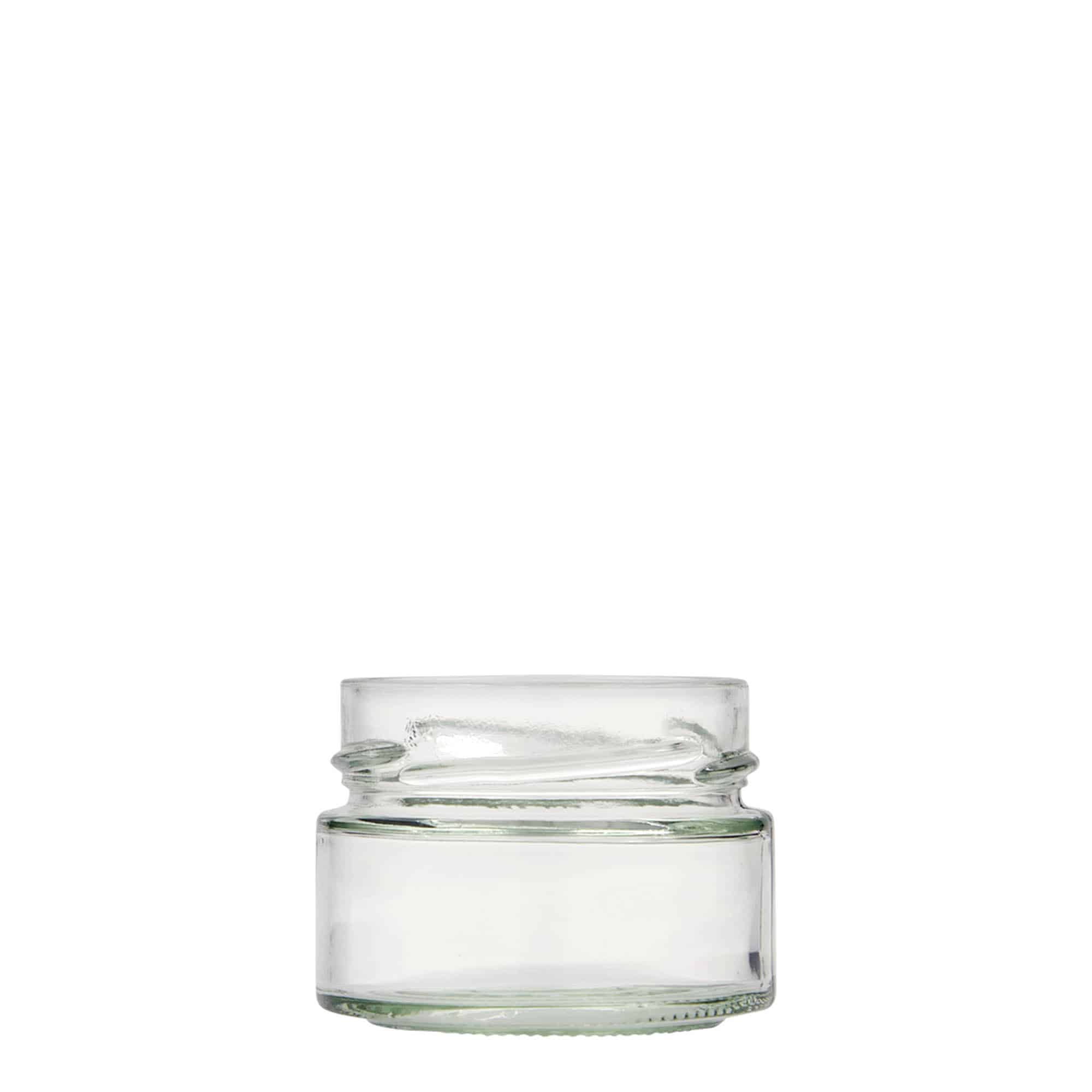 130 ml Yuvarlak Cam 'Aurora', Ağız: Deep-Twist-Off (DTO 66)