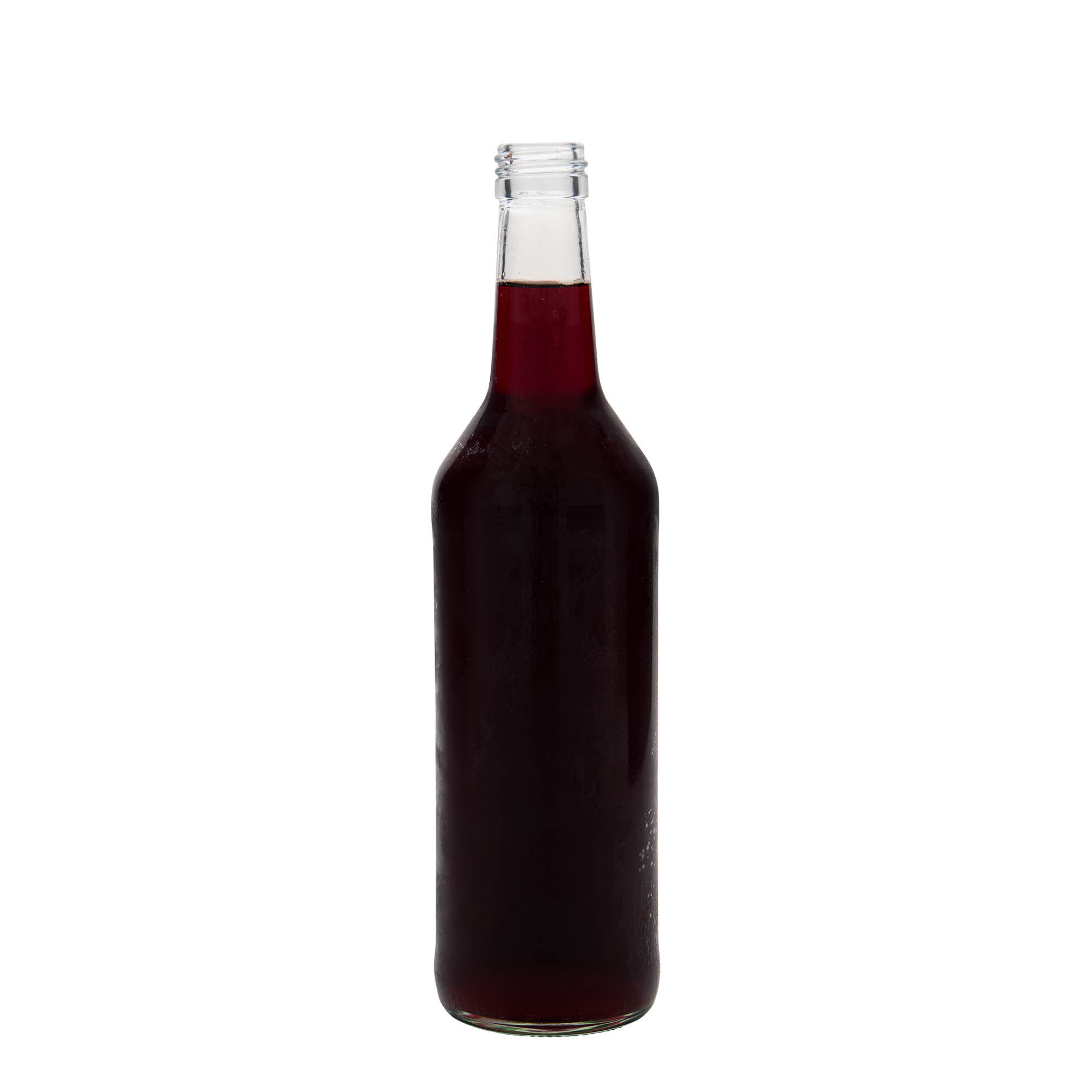 500 ml Düz Boyunlu Cam Şişe, Ağız: PP 28