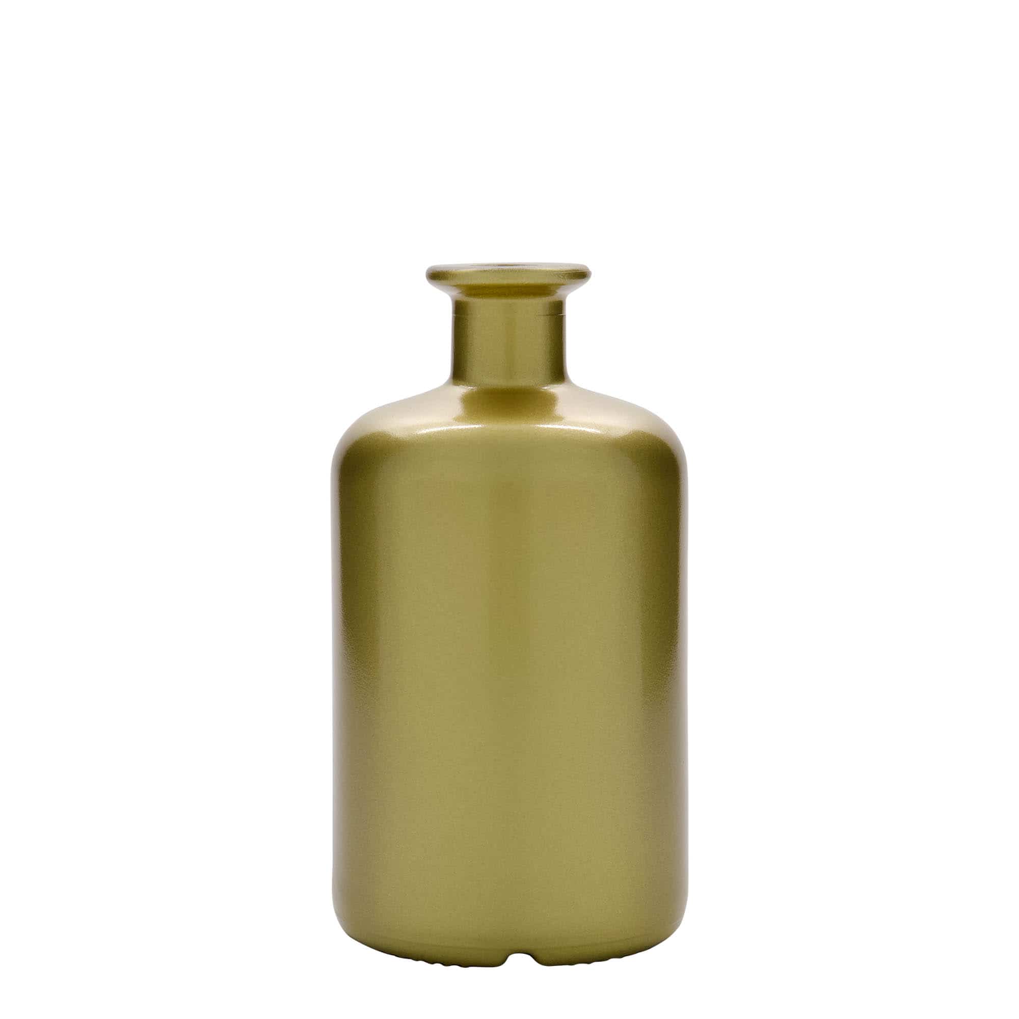 500 ml Cam Şişe Eczacı, altın, Ağız: Mantar 500 ml Cam Şişe Eczacı, altın, Ağız: Mantar