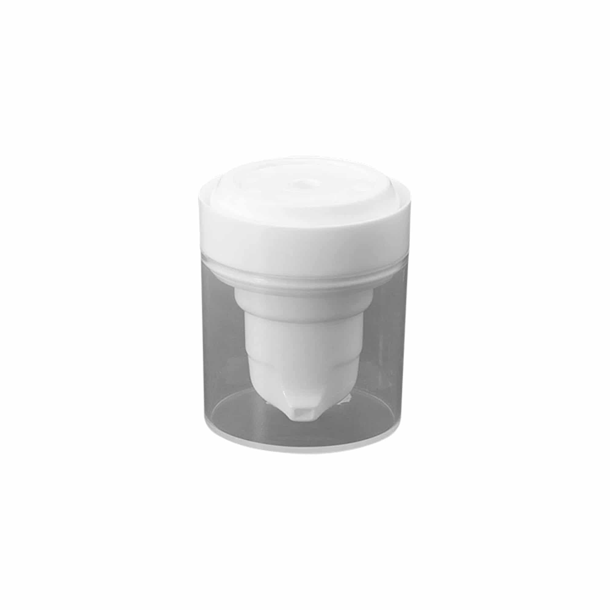 Airless Dispenser Pompa Kafası 'Micro', PP-Plastik, beyaz
