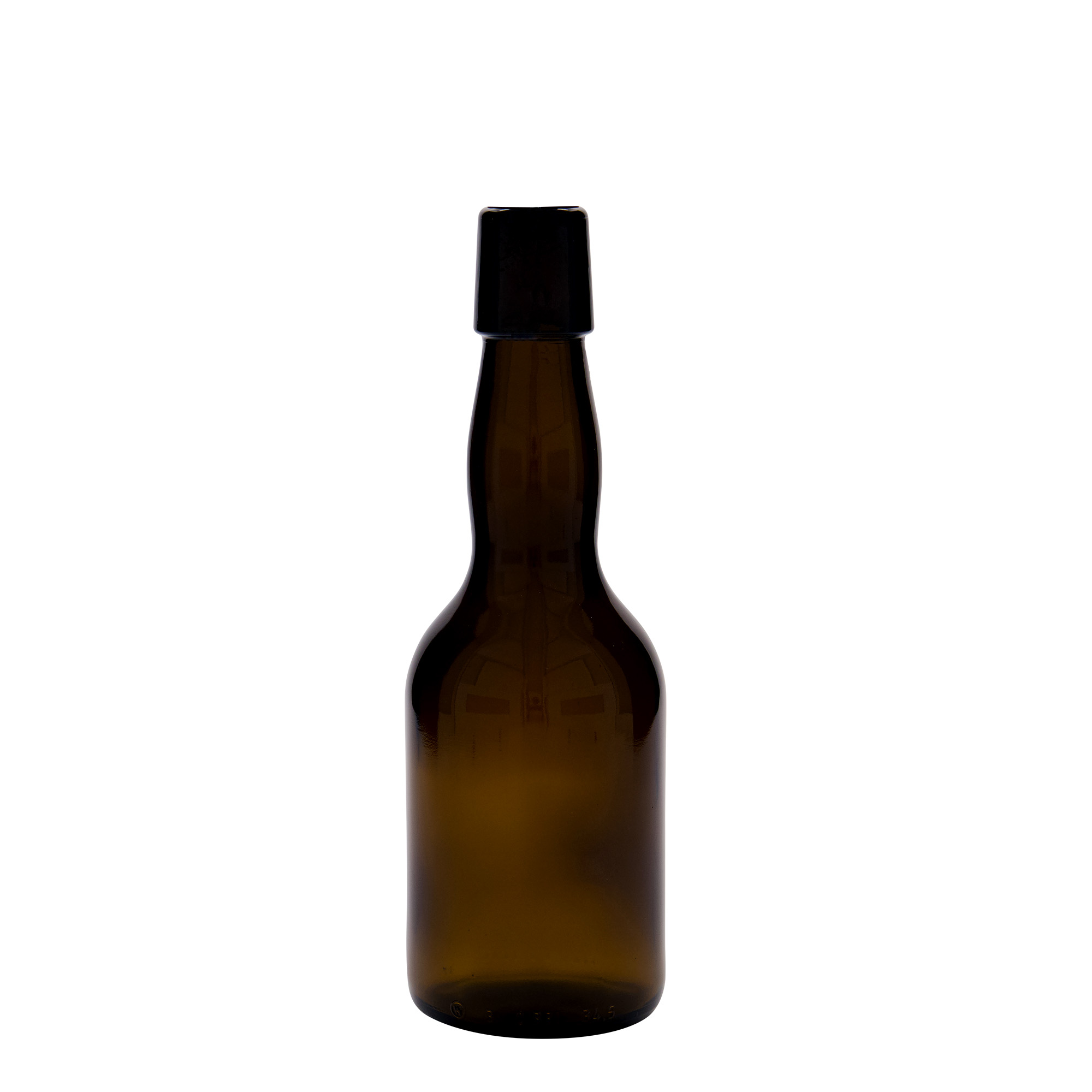 330 ml Bira Şişesi Boyunlu, Cam, Kahverengi, Ağız: Mandallı Kapatma
