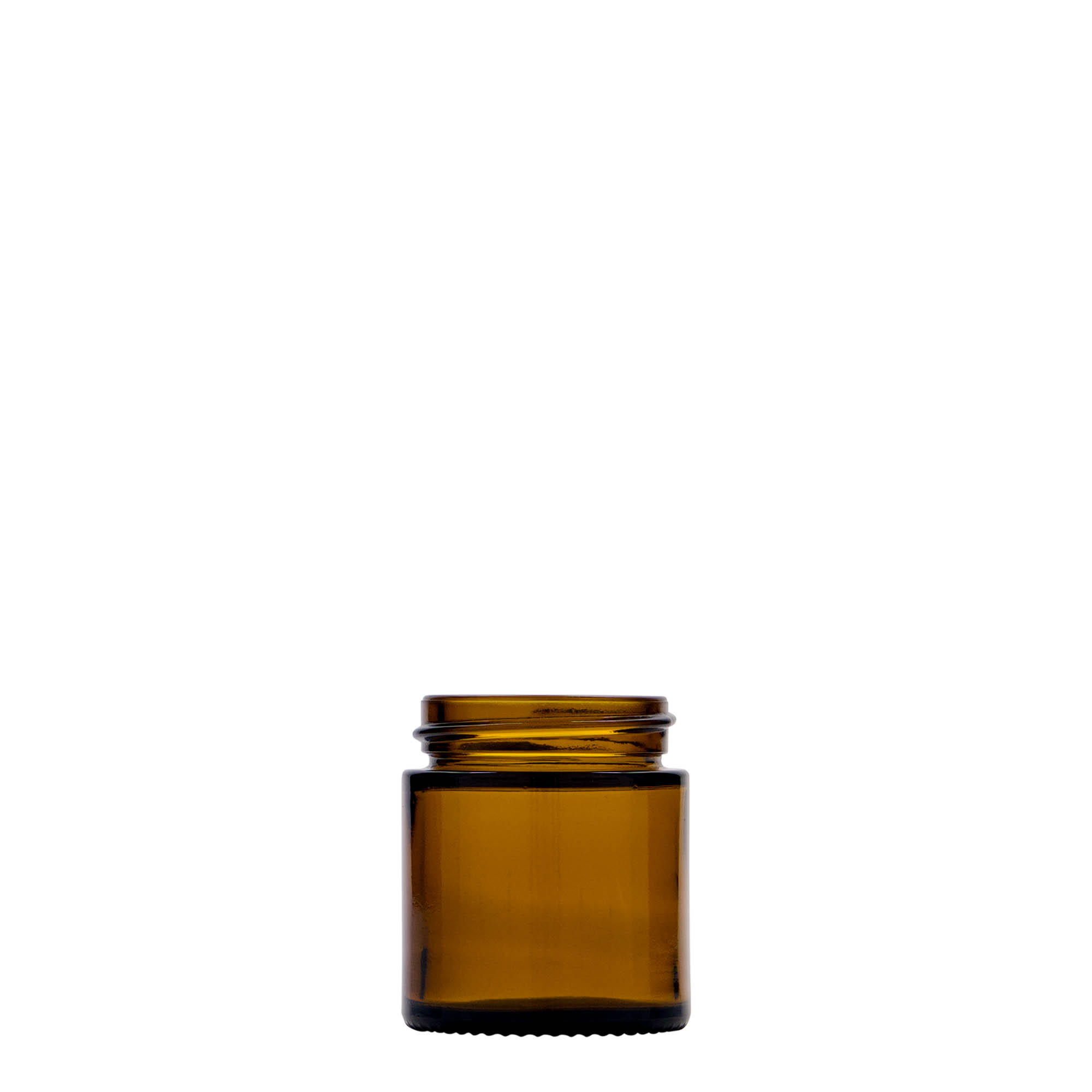30 ml Kavanoz 'Brown Line', cam, kahverengi, ağız: Vidalı kapak