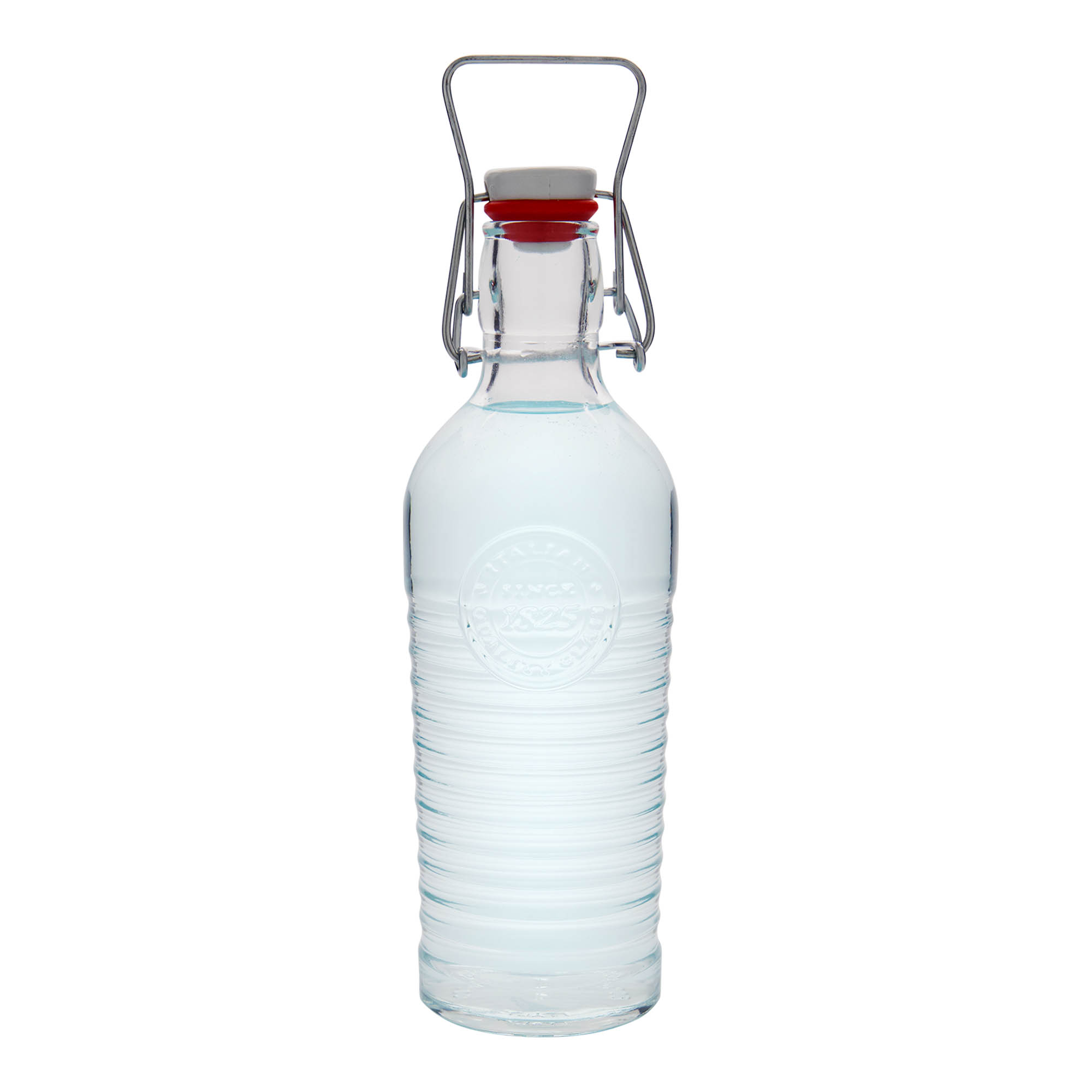 750 ml Cam şişe 'Officina 1825', Ağız: Mandallı kapak