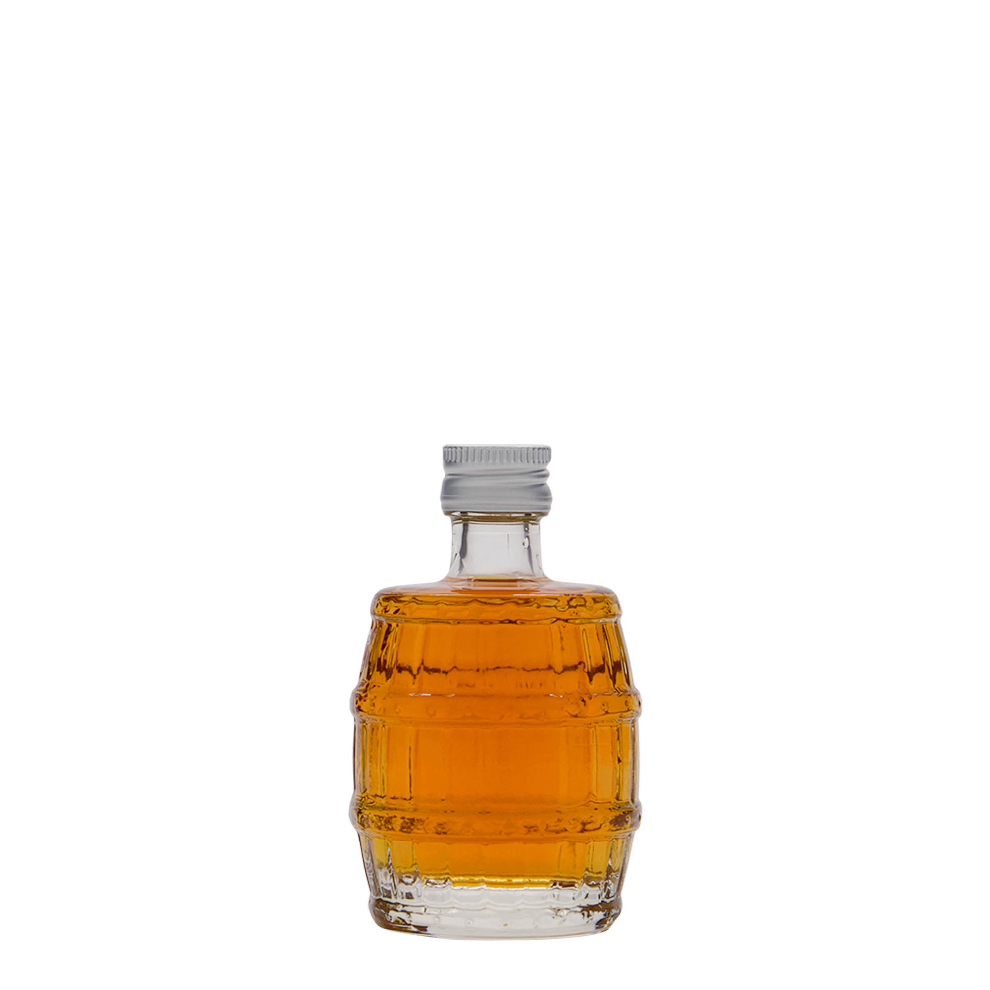 50 ml cam şişe 'Fass', ağız: PP 18 50 ml cam şişe 'Fass', ağız: PP 18