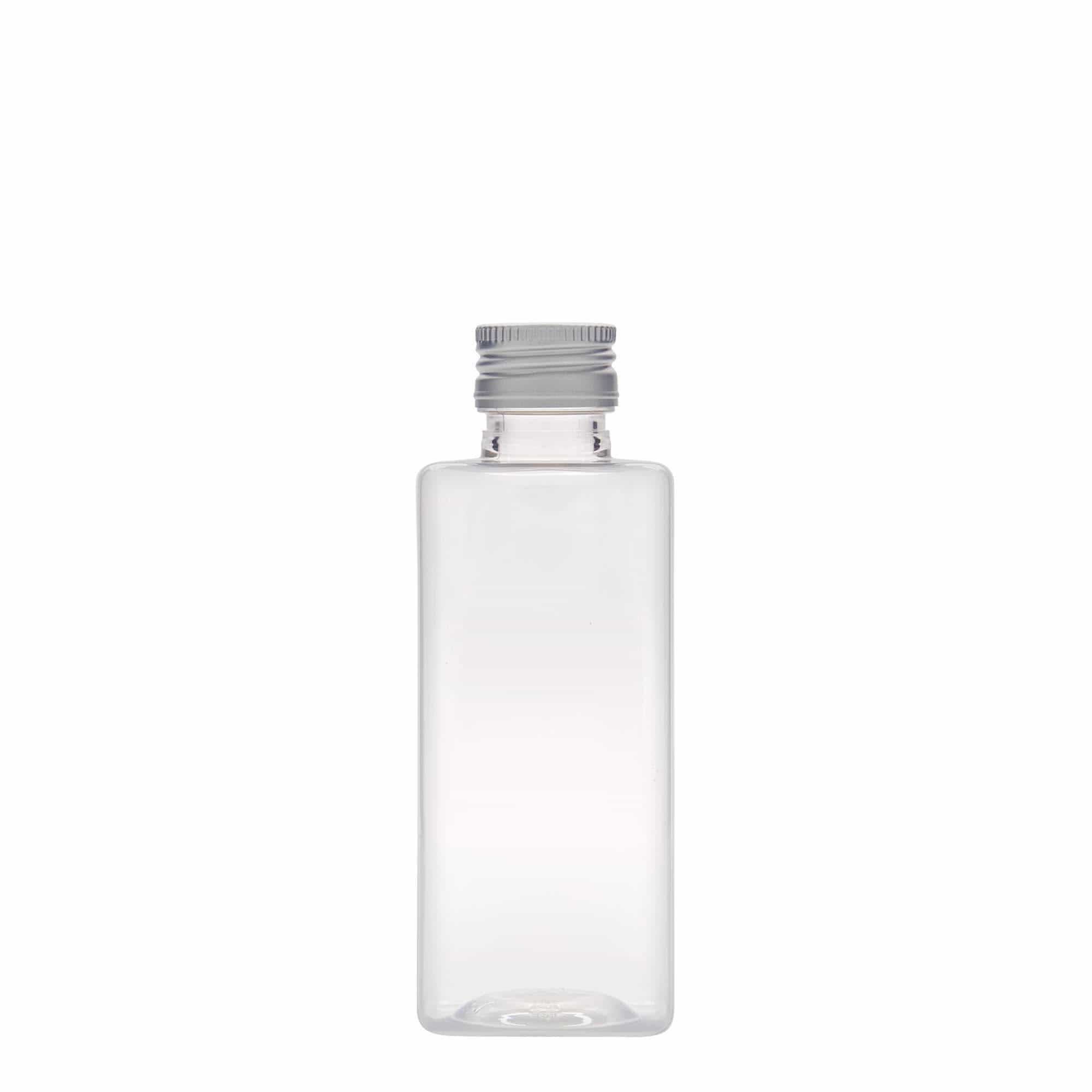 250 ml PET Şişe 'Karl', kare, plastik, ağız: PP 28