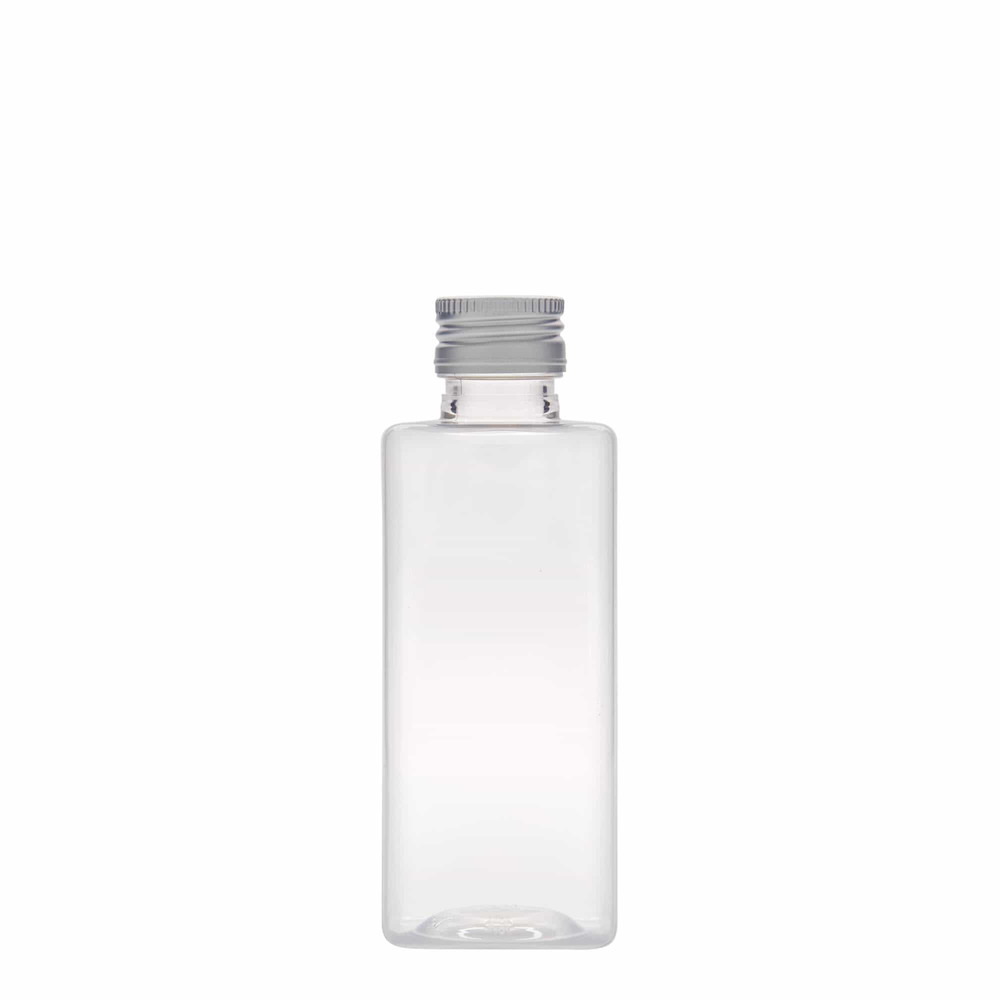 250 ml PET Şişe 'Karl', kare, plastik, ağız: PP 28