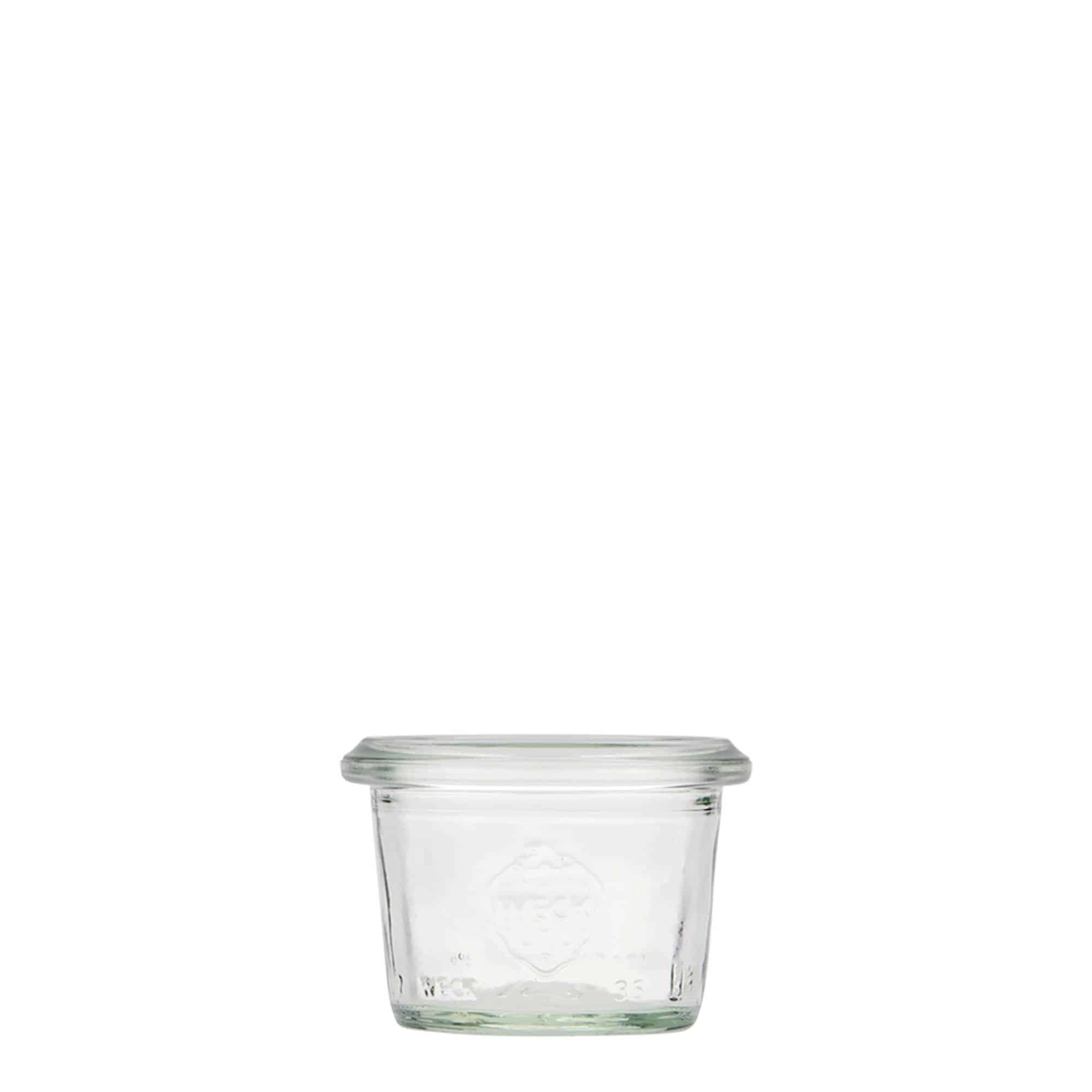 35 ml WECK ters kavanoz, ağız: yuvarlak kenar