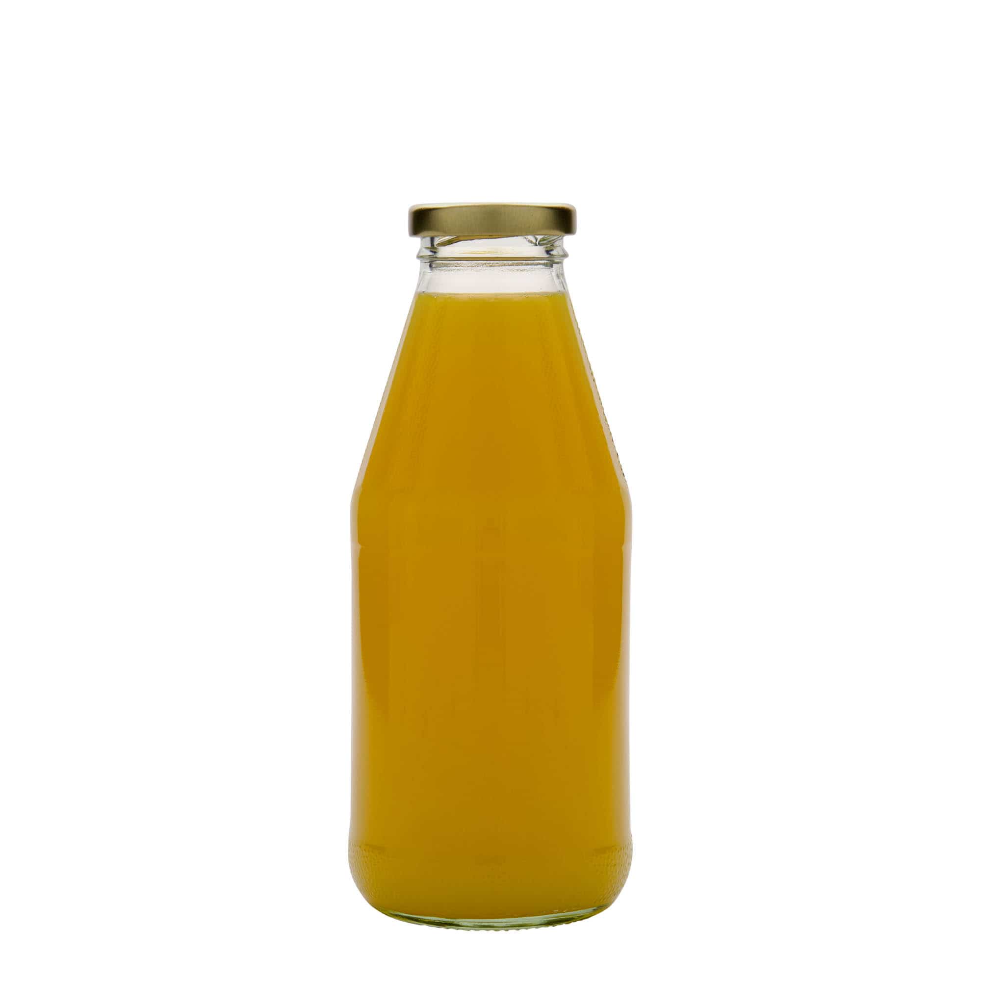 500 ml Geniş Ağızlı Evrensel Şişe, Cam, Ağız: Vidalı Kapak (TO 43)