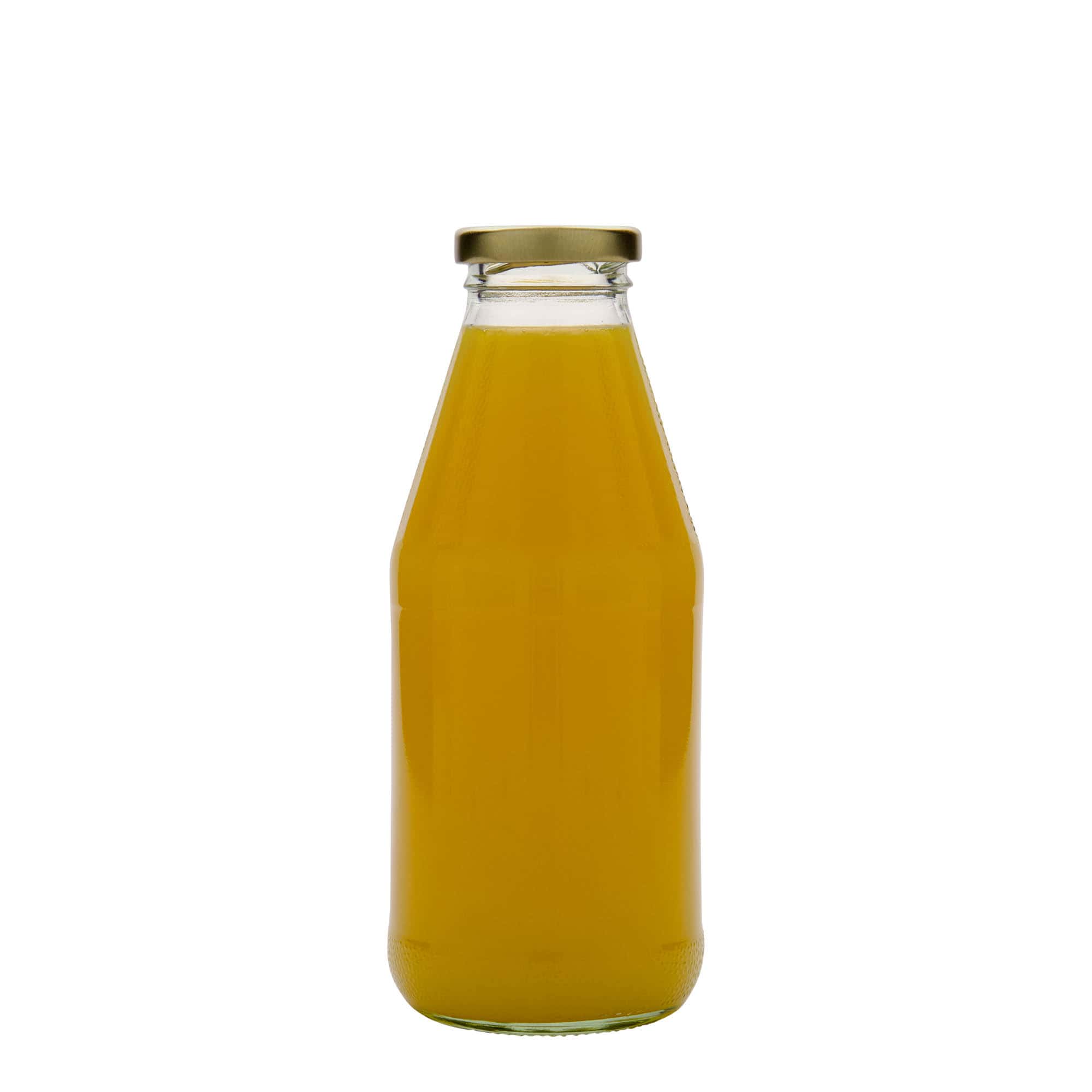 500 ml Geniş Ağızlı Evrensel Şişe, Cam, Ağız: Vidalı Kapak (TO 43)