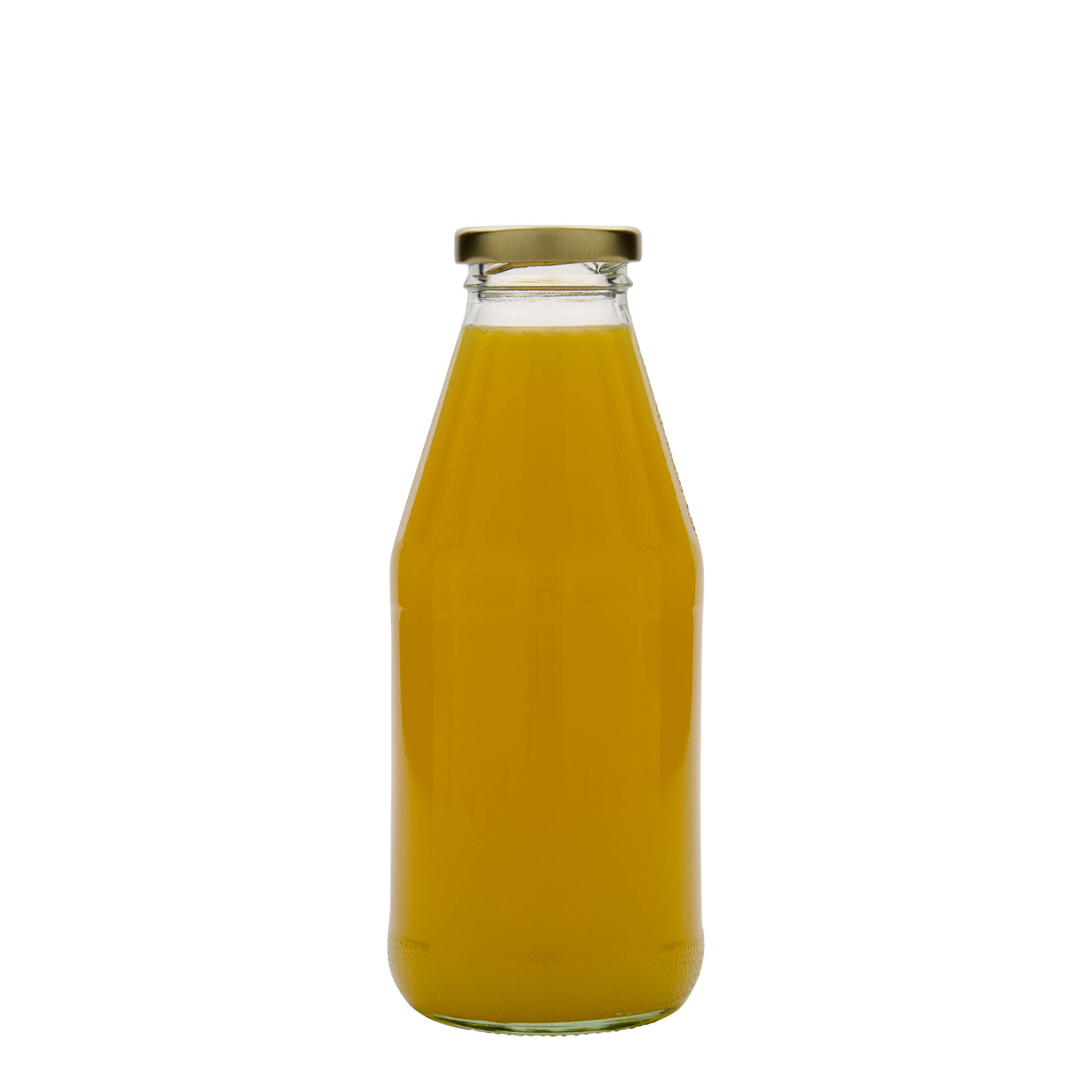 500 ml Geniş Ağızlı Evrensel Şişe, Cam, Ağız: Vidalı Kapak (TO 43)