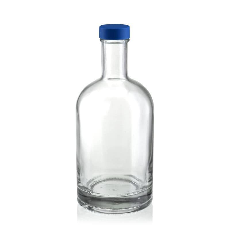 Vida kapak, ABS plastik, su mavisi, ağız çapı için: GPI 28/400