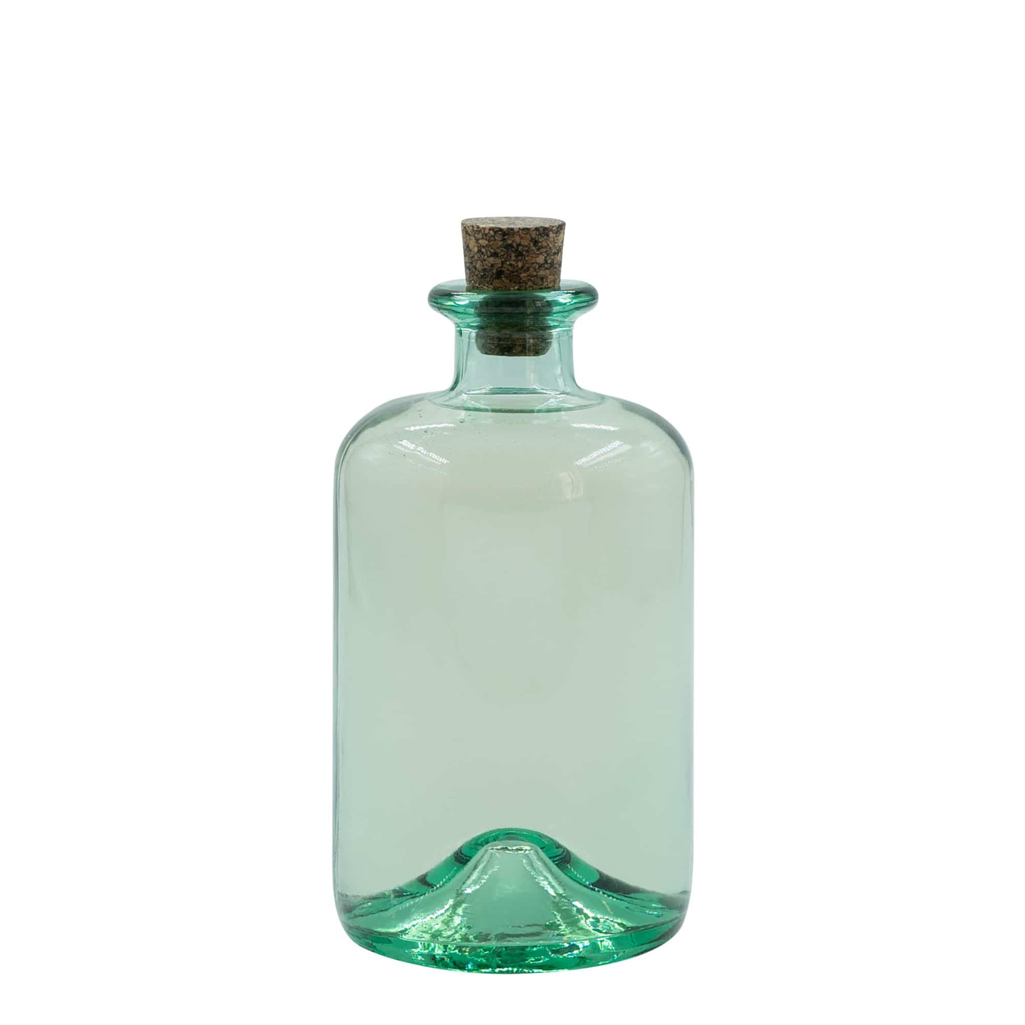 500 ml cam şişe 'Pharma', ağız: mantar