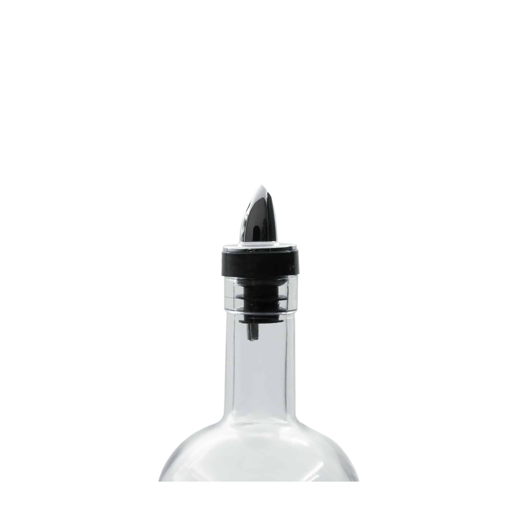 Jet Pour dökme ağzı, PE plastik, gümüş renk