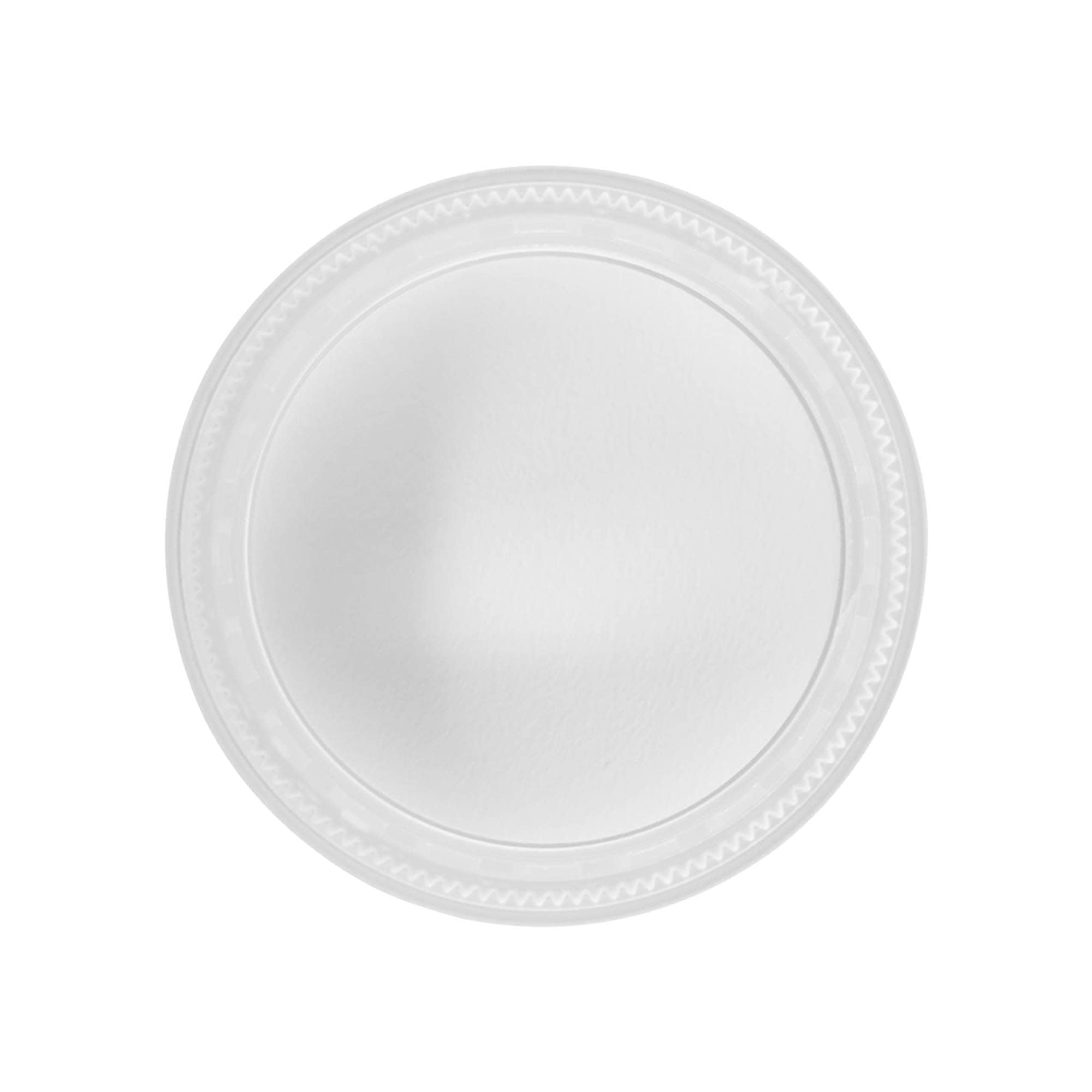 Vida kapak 'Clear/Platin Edition', PP plastik, beyaz, ağız için: 53/2P