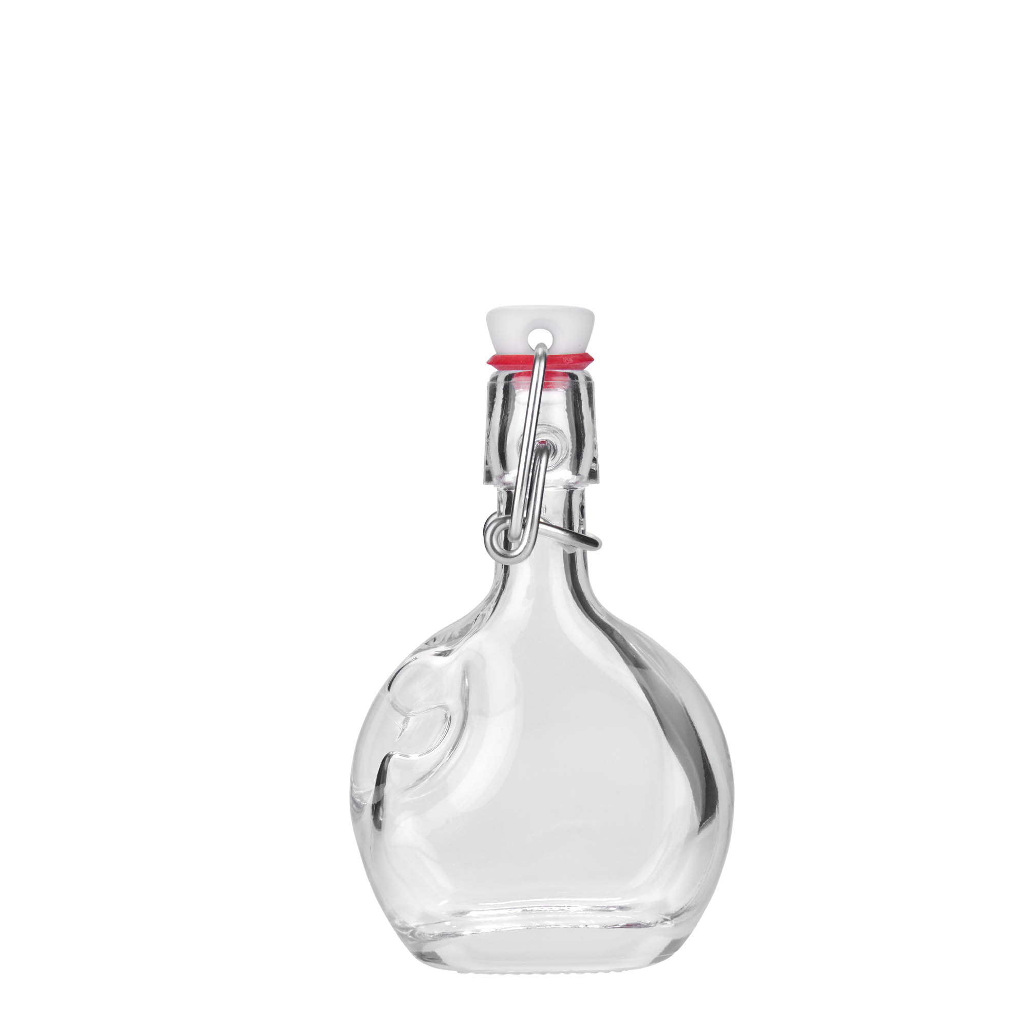 40 ml cam şişe 'Lukas', oval, ağız: mandallı kapak