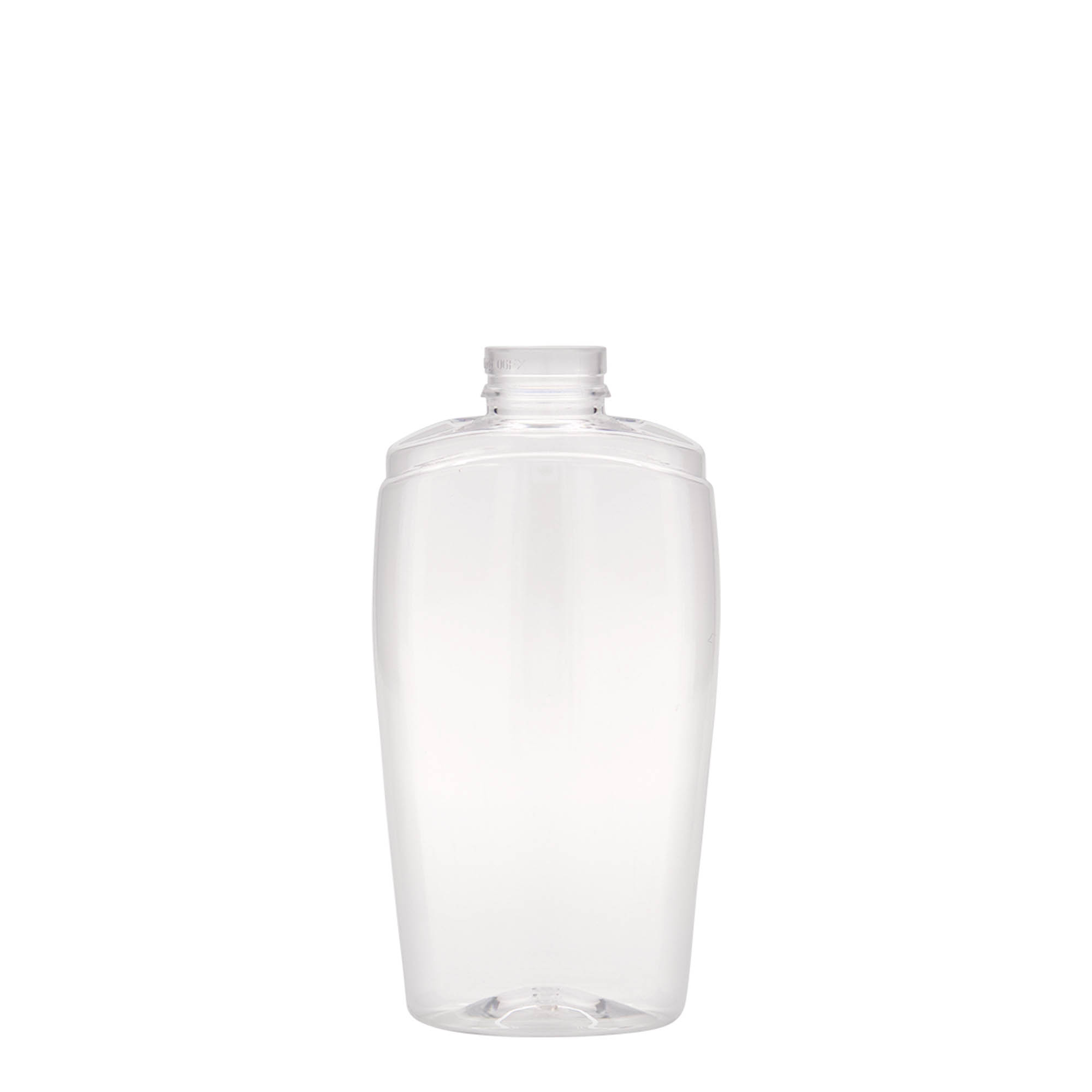 200 ml PET Şişe 'Sıkılabilir', oval, plastik
