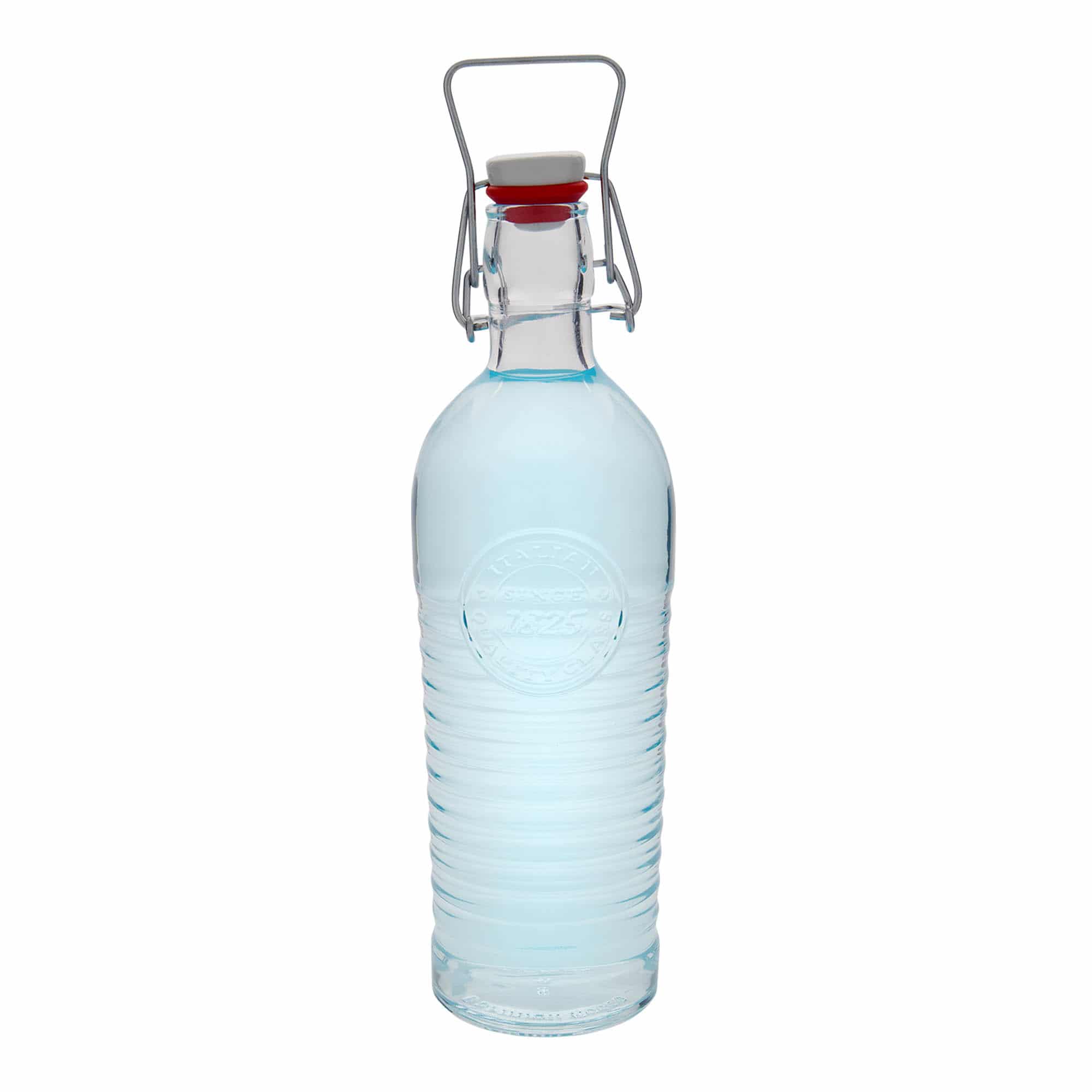 1.200 ml Cam şişe 'Officina 1825', Ağız: Mandallı kapak