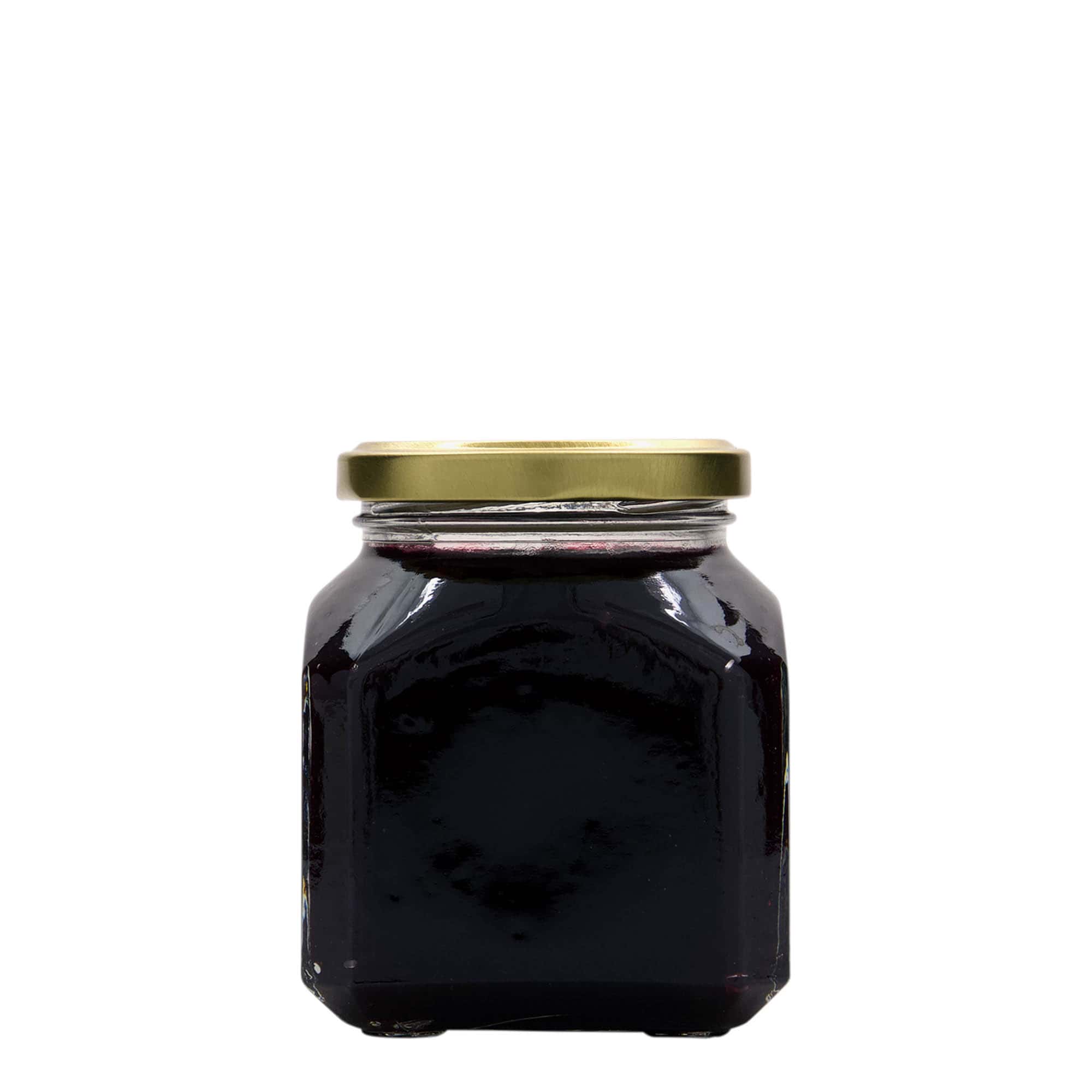 314 ml Dörtköşe Cam 'Milano', Ağız: Twist-Off (TO 63)