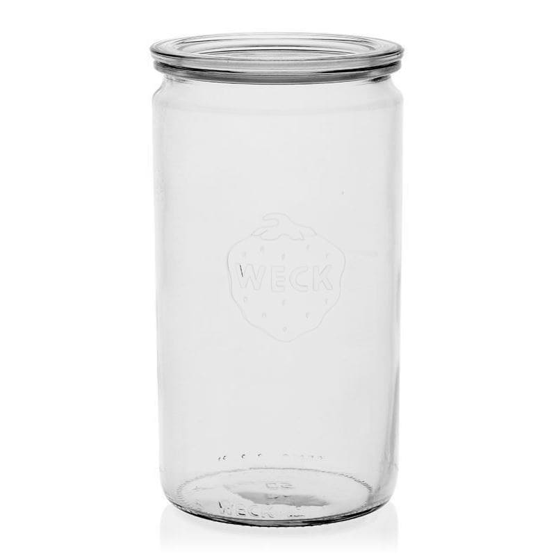 1.575 ml WECK Silindir Camı, Ağız: Yuvarlak Kenar
