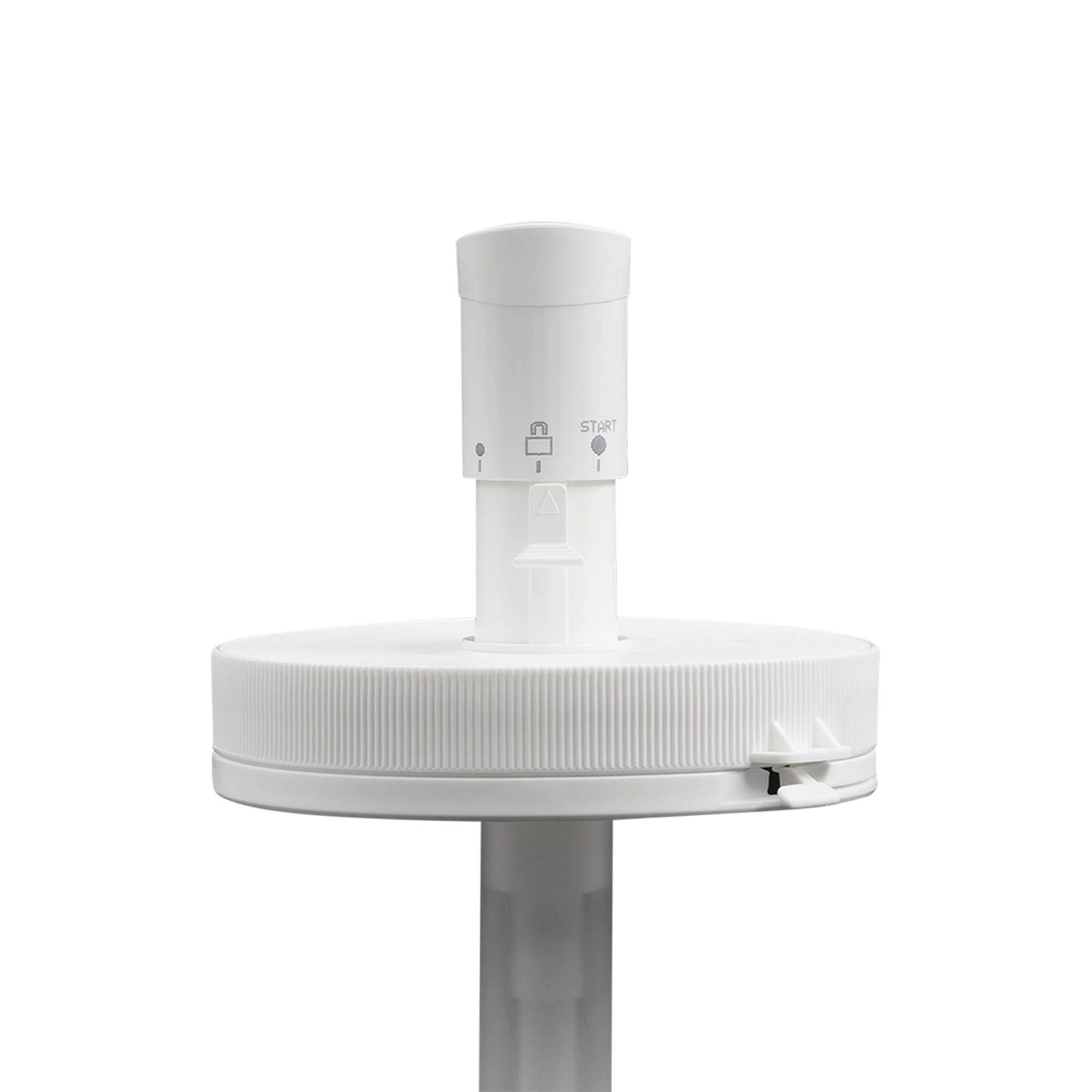 Dağıtıcı pompa 1.240 ml 'Securibox' için, PE plastik, beyaz, ağız için: vidalı kapak