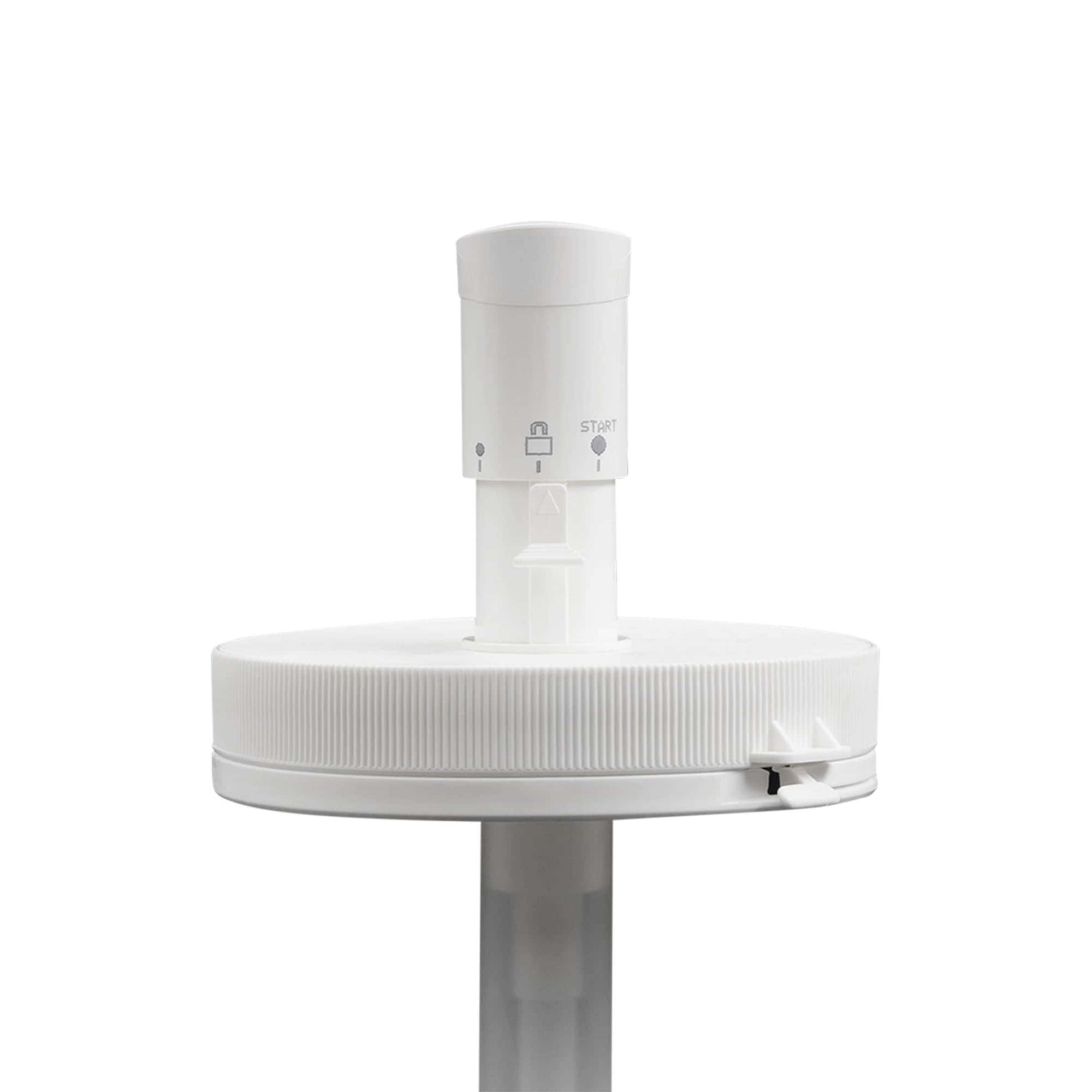 Dağıtıcı pompa 1.240 ml 'Securibox' için, PE plastik, beyaz, ağız için: vidalı kapak