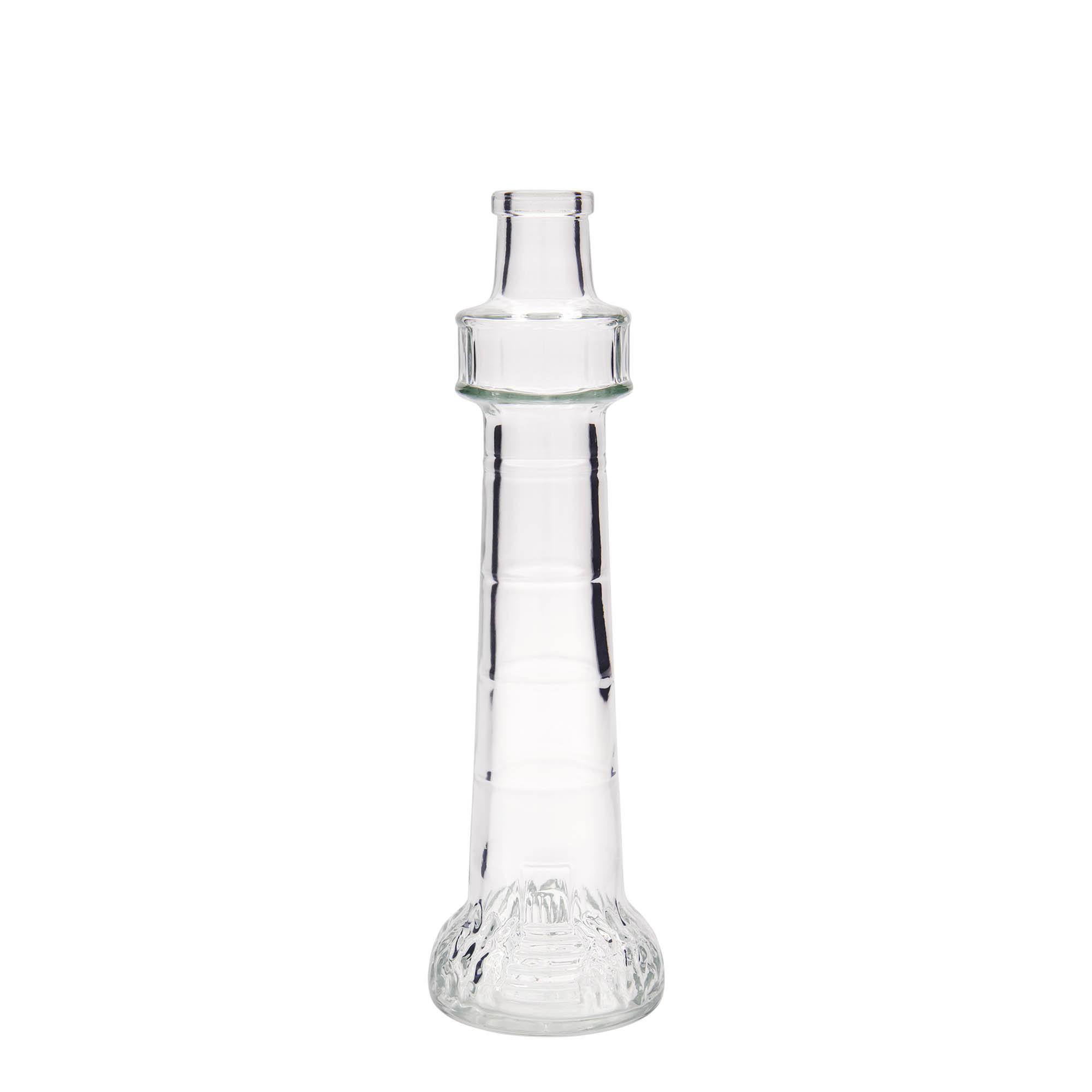 200 ml cam şişe 'Leuchtturm', ağız: mantar