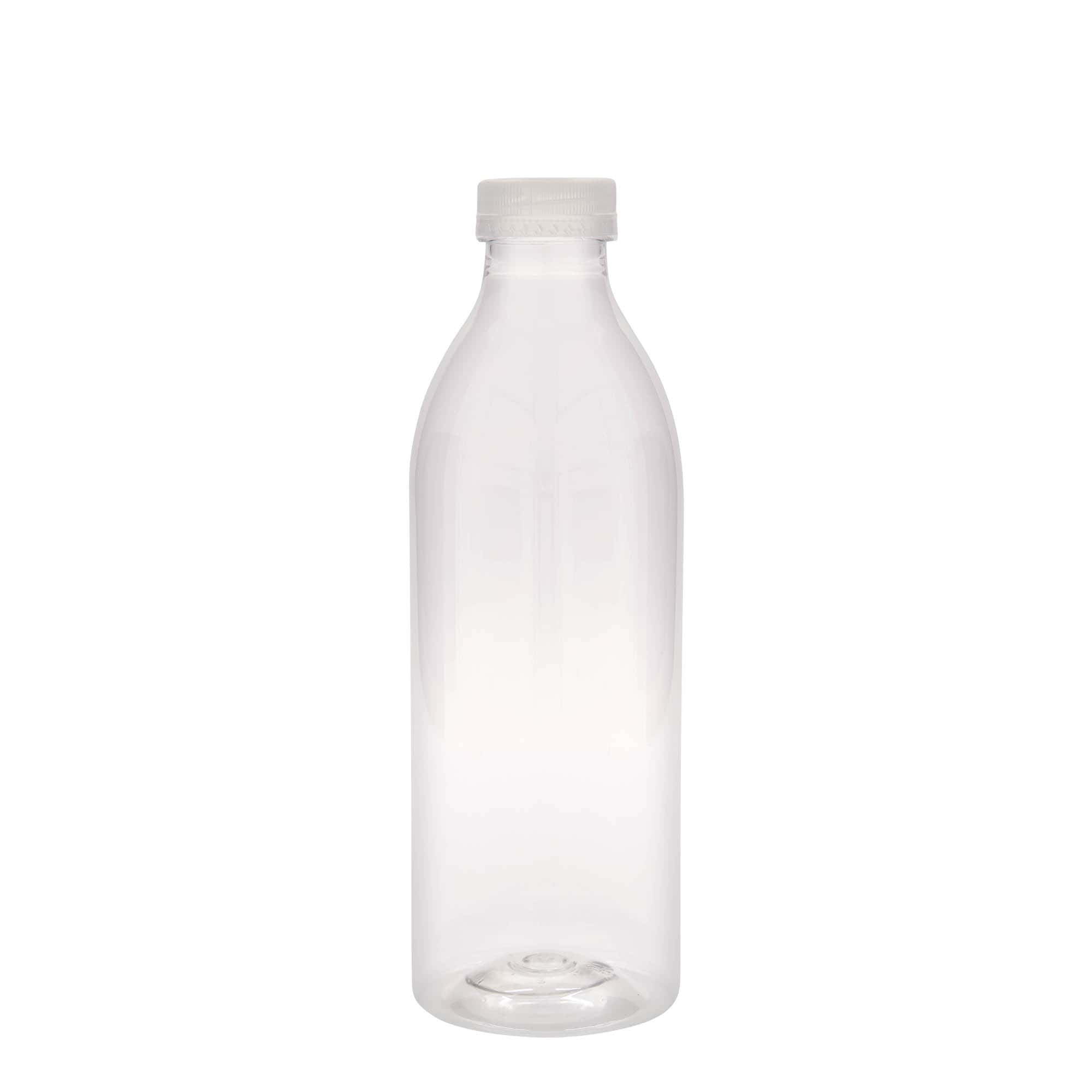 1.000 ml PET Şişe Standart, Plastik, Ağız: 38 mm