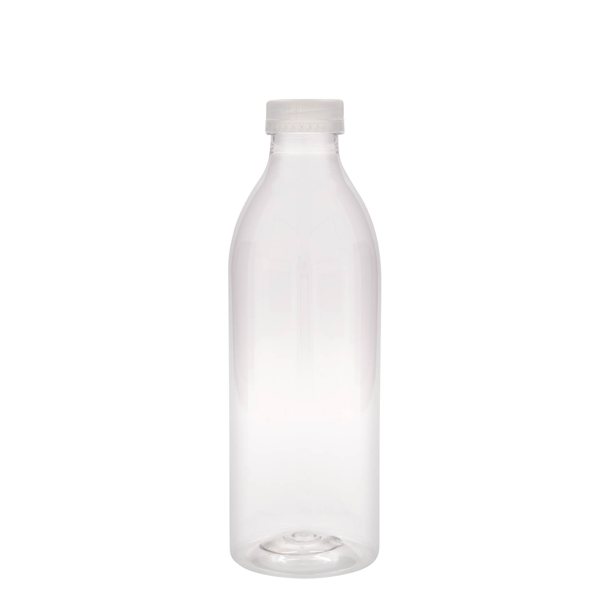 1.000 ml PET Şişe Standart, Plastik, Ağız: 38 mm