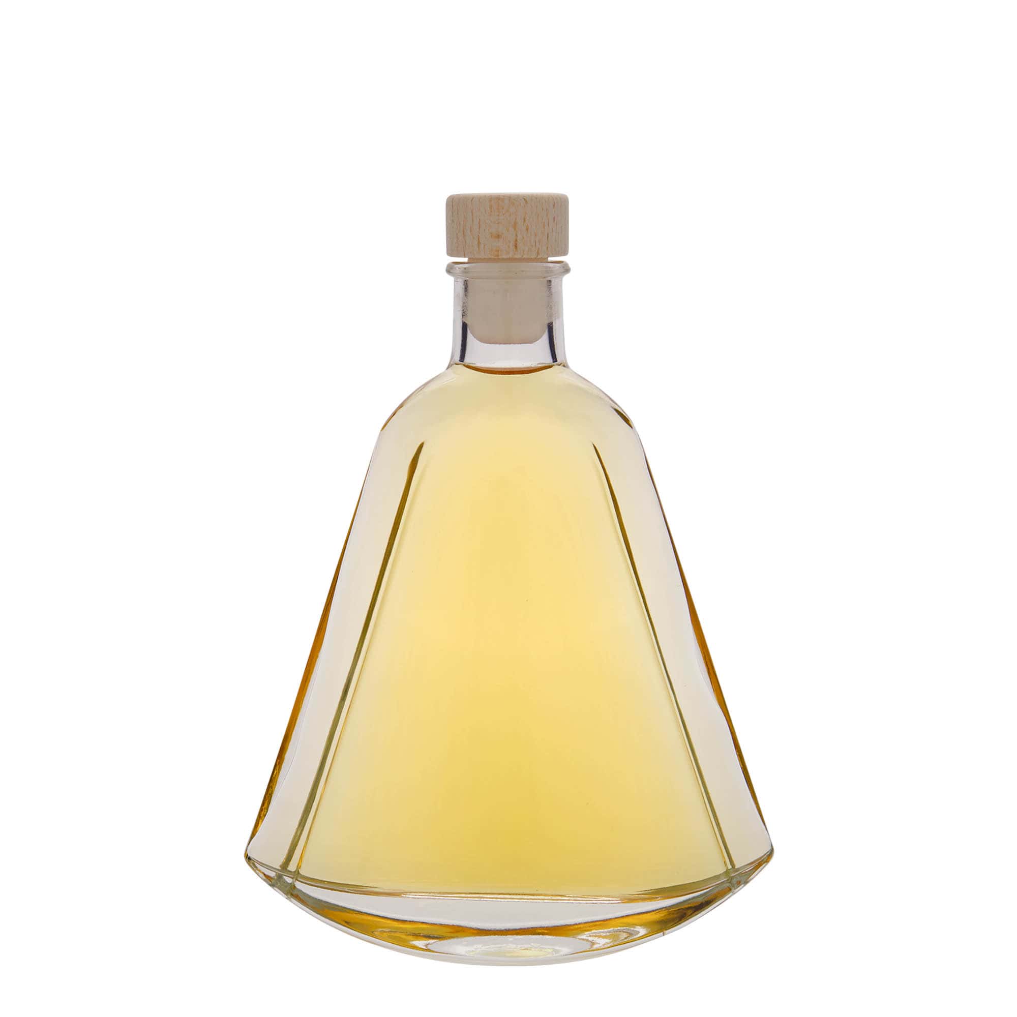 200 ml cam şişe 'Maurizio', oval, ağız: mantar