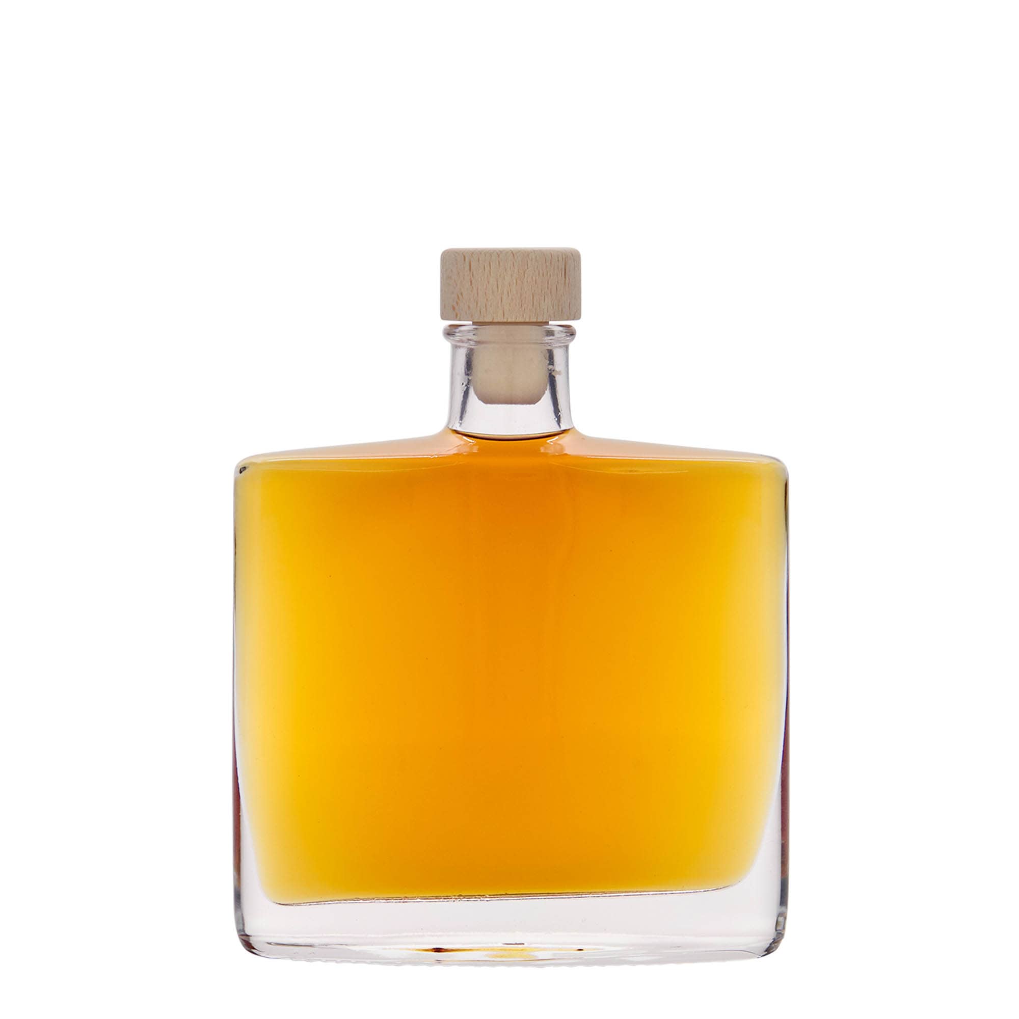 200 ml cam şişe 'Zorbas', oval, ağız: mantar
