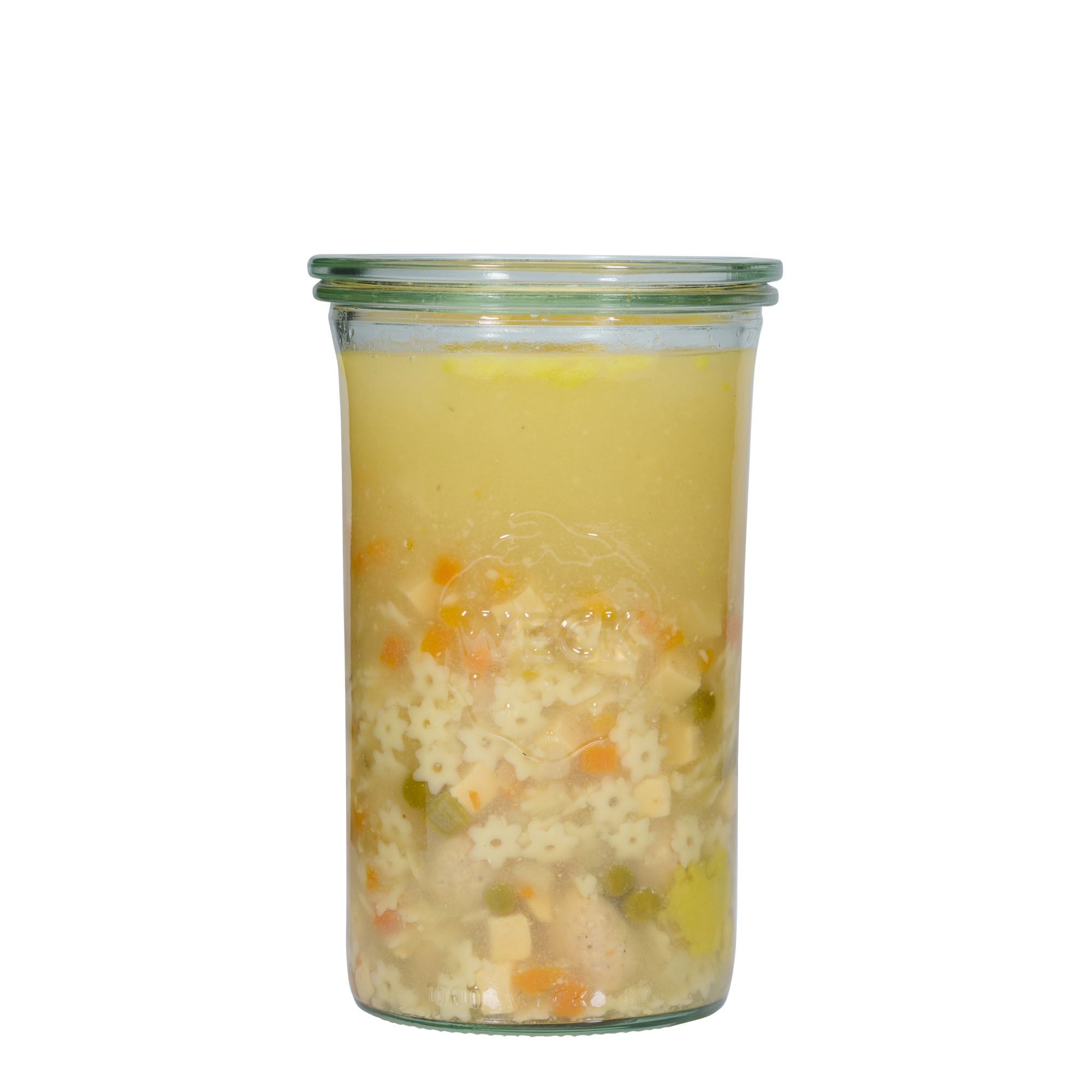 1.000 ml WECK ters çevirme kavanozu #, Ağız: Yuvarlak kenar 1.000 ml WECK ters çevirme kavanozu #, Ağız: Yuvarlak kenar