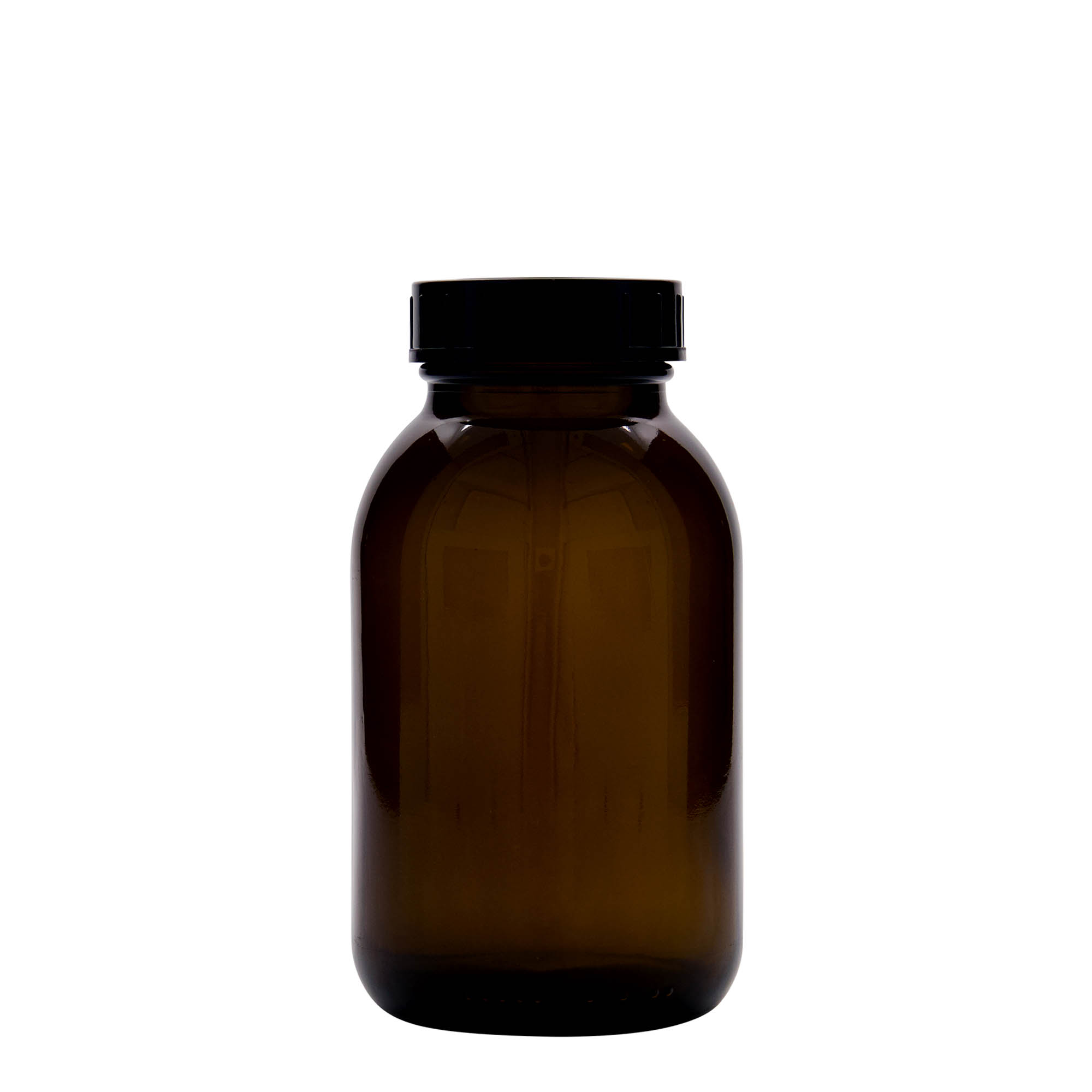 500 ml geniş ağızlı cam, kahverengi, Ağız çapı: DIN 55 500 ml geniş ağızlı cam, kahverengi, Ağız çapı: DIN 55