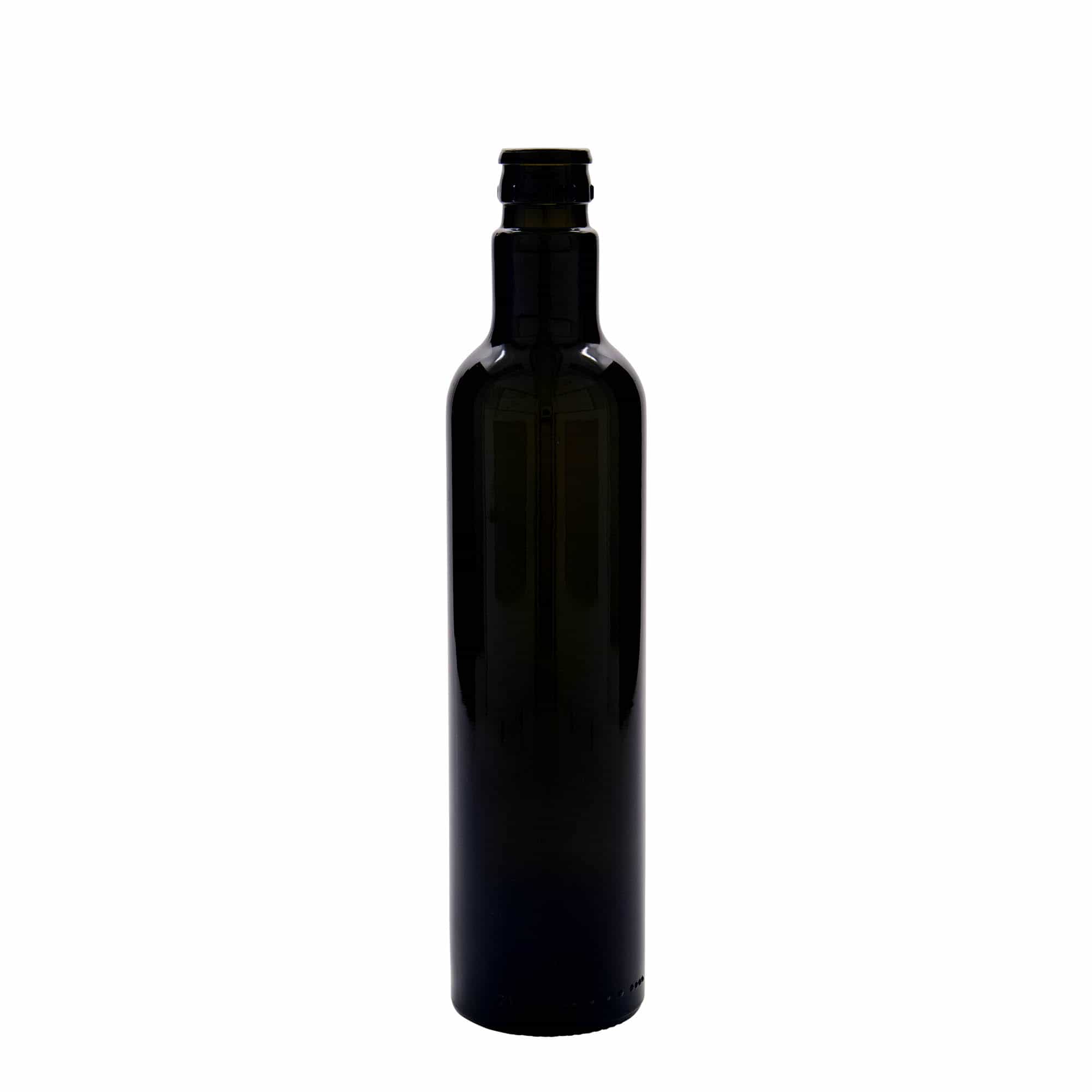 500 ml Sirke/Yağ Şişesi 'Willy New', Cam, antik yeşil, Ağız: DOP 500 ml Sirke/Yağ Şişesi 'Willy New', Cam, antik yeşil, Ağız: DOP