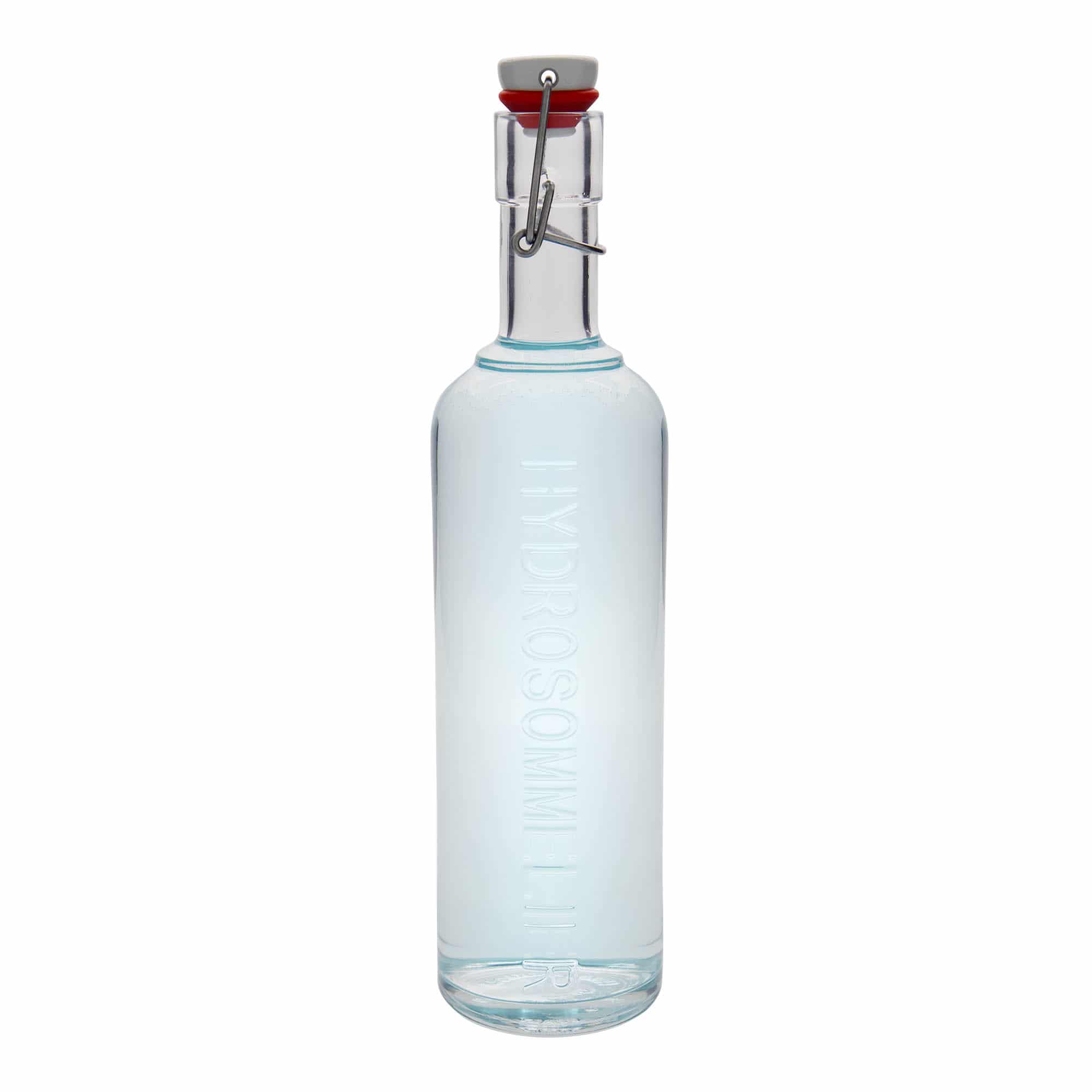 1.000 ml Cam şişe 'Optima Hydrosommelier', Ağız: Mandallı kapak