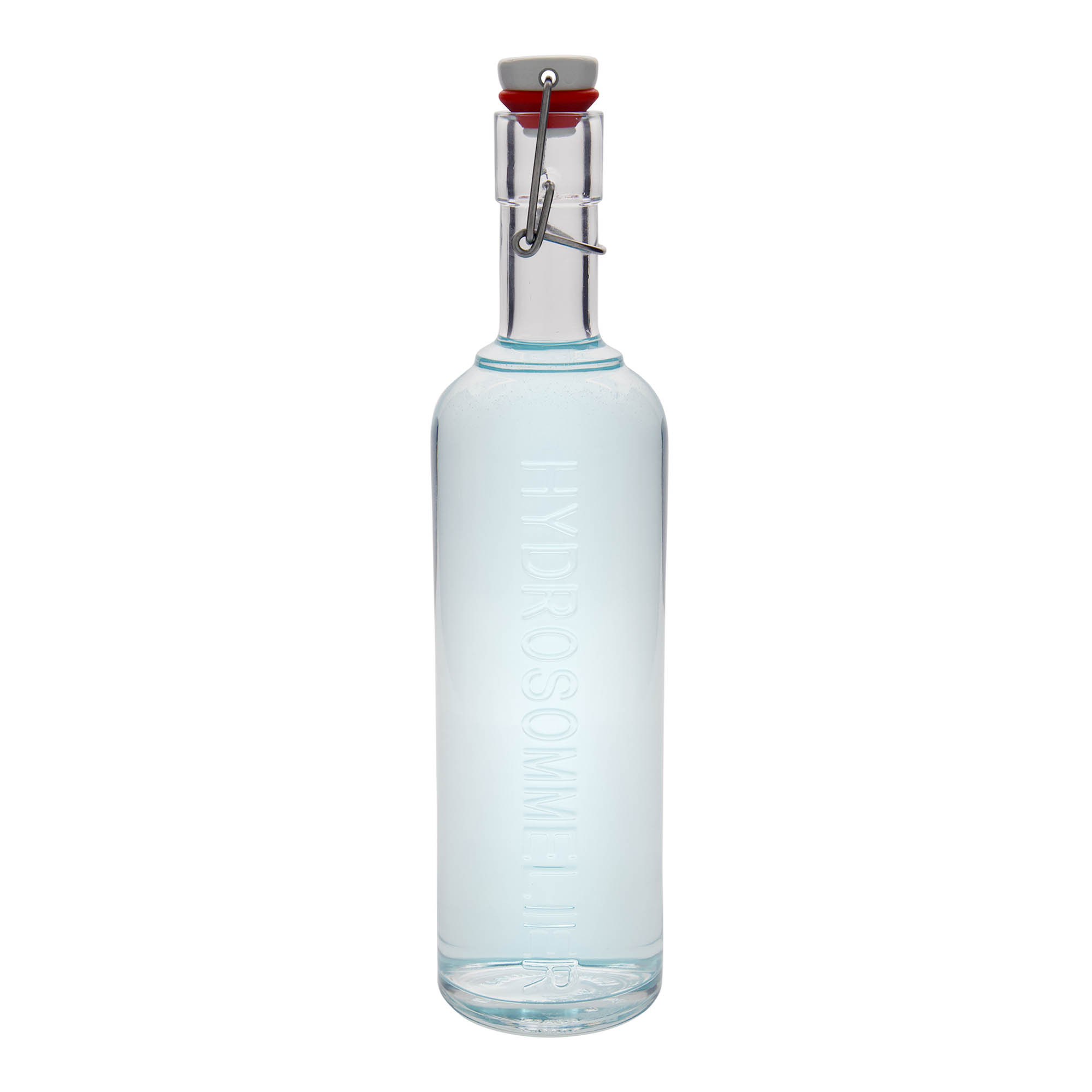 1.000 ml Cam şişe 'Optima Hydrosommelier', Ağız: Mandallı kapak