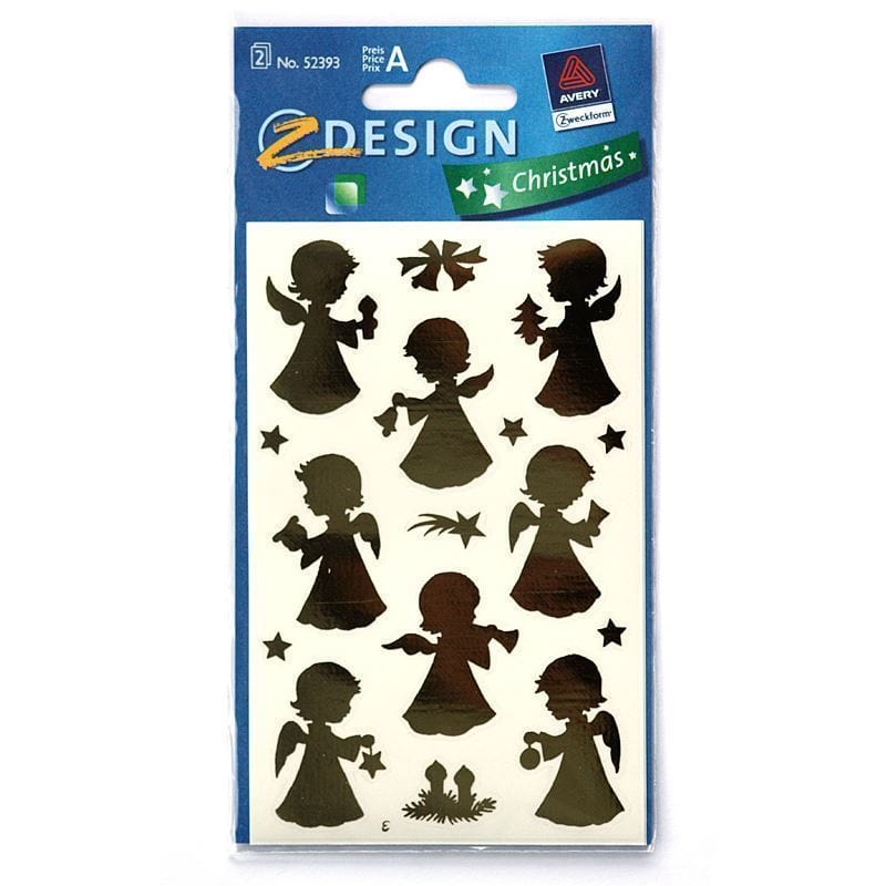 Zweckform Etiket 'Melek', Kağıt, altın