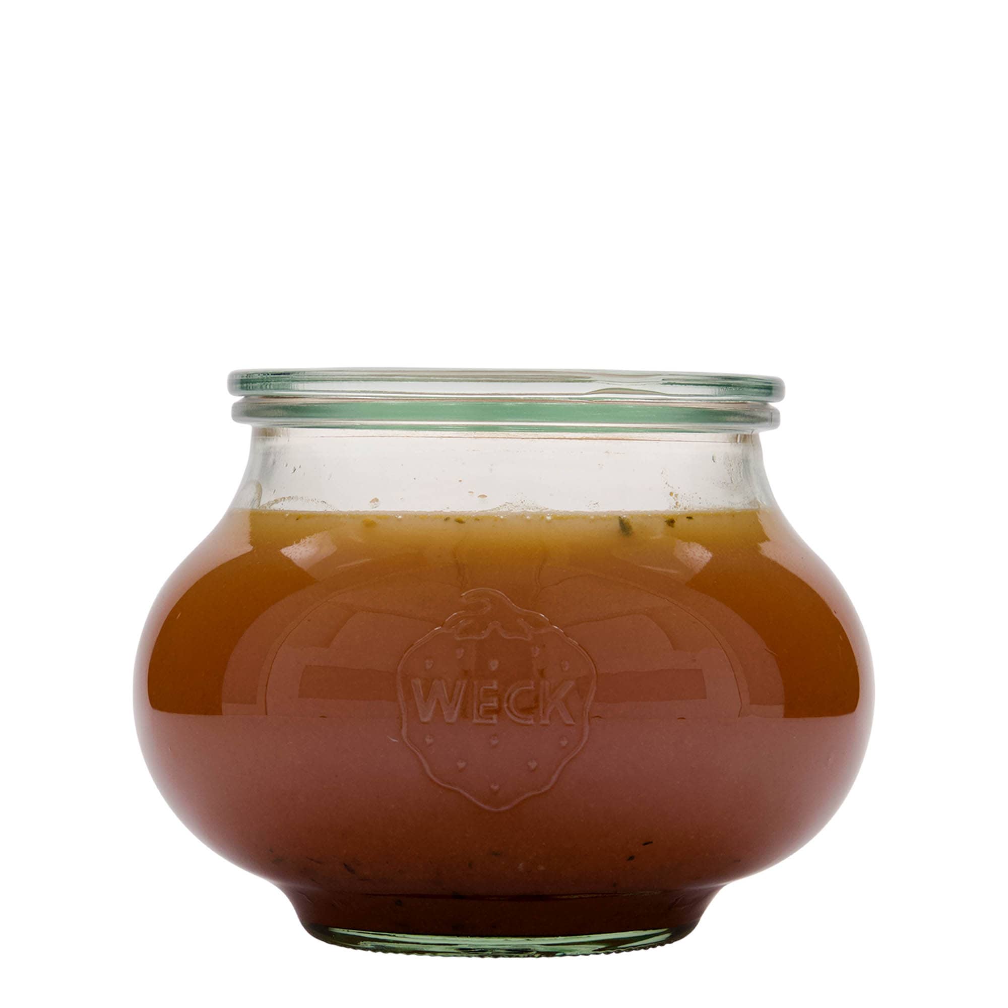 1.062 ml WECK-Süslemeli Cam Kavanoz, Ağız: Yuvarlak Kenar